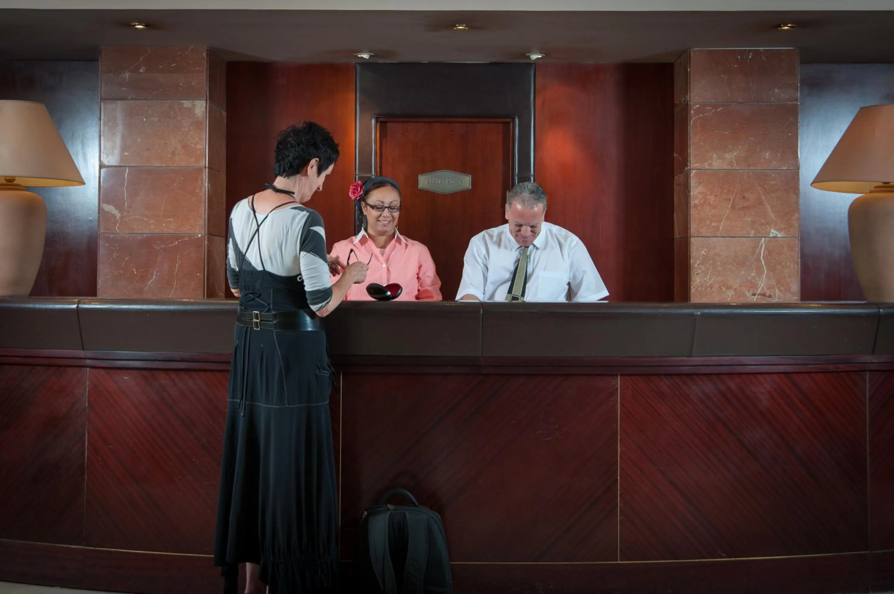 People in Jerusalem Gold Hotel