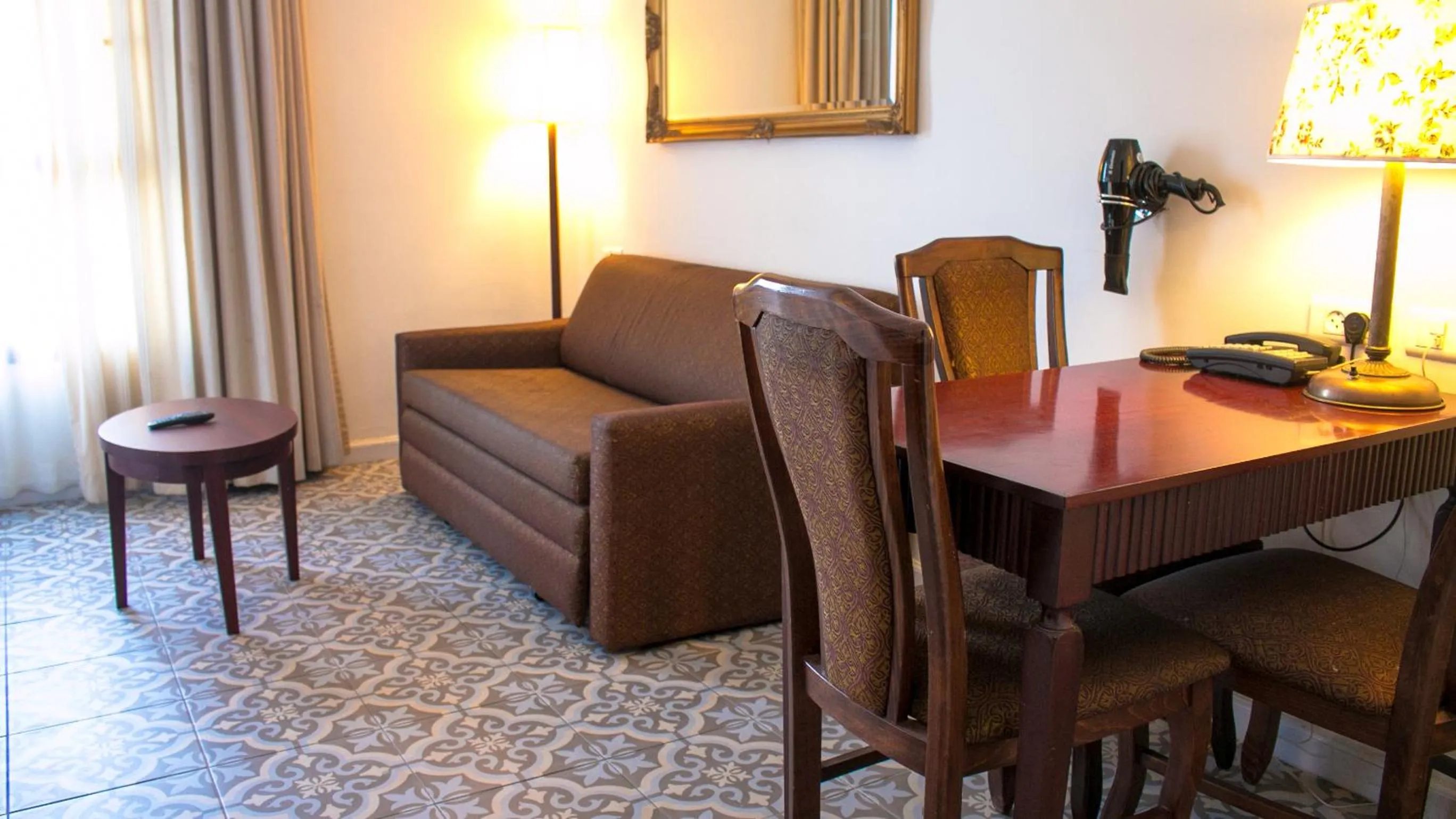 Seating area in Jerusalem Gold Hotel