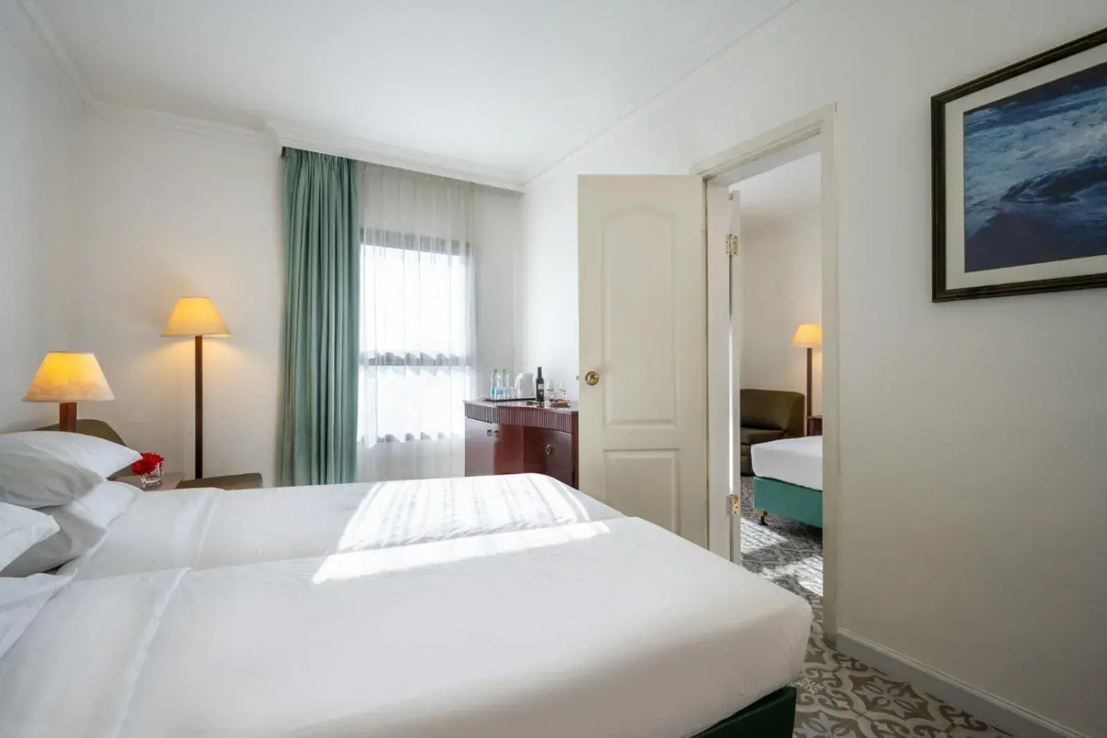 Twin Room with City View in Jerusalem Gold Hotel Twin Room with City View in Jerusalem Gold Hotel