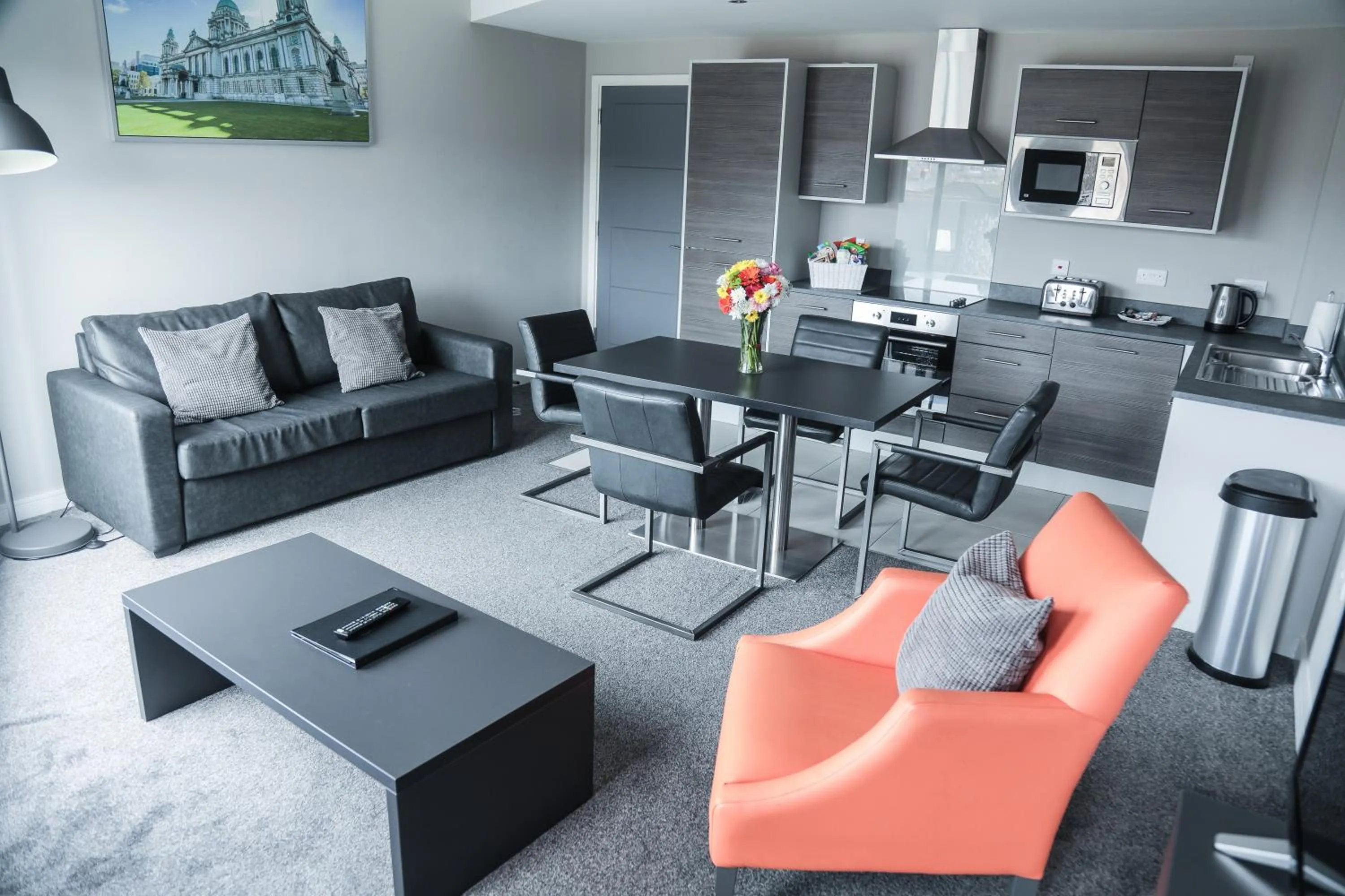 Living room in Dream Apartments St Thomas Hall