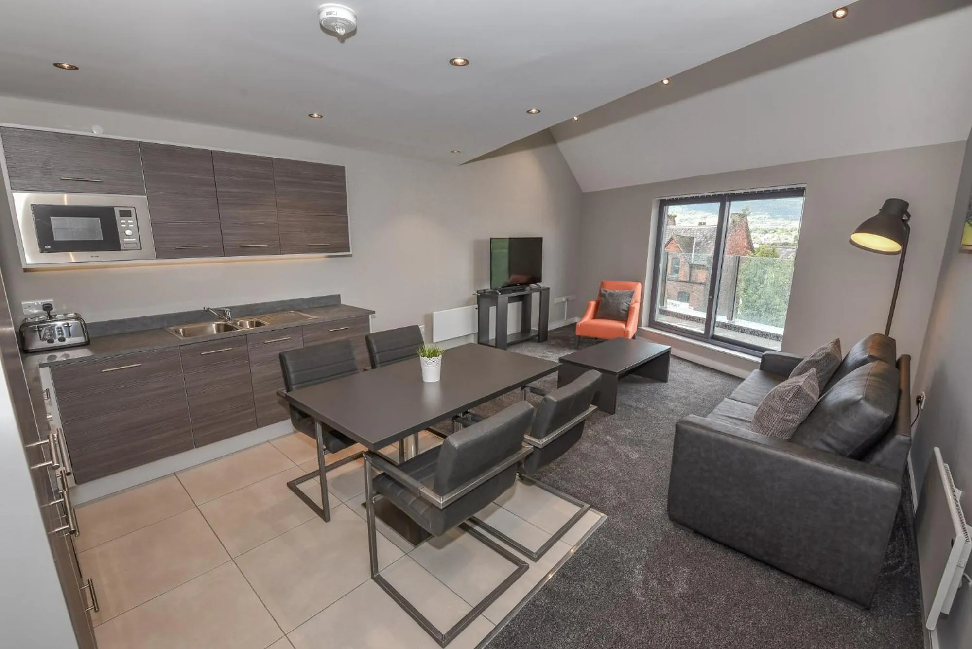 Kitchen or kitchenette in Dream Apartments St Thomas Hall