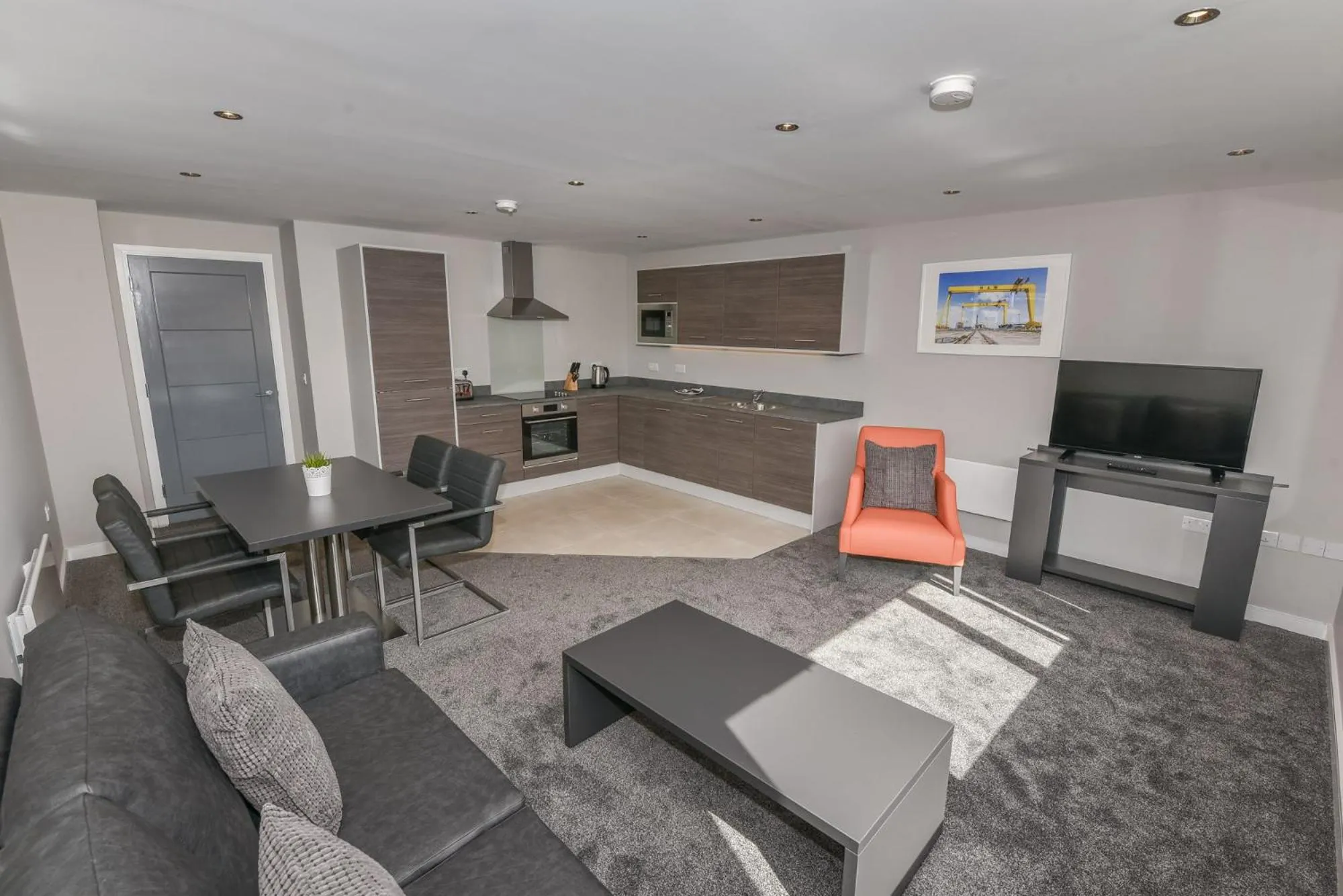 Living room in Dream Apartments St Thomas Hall