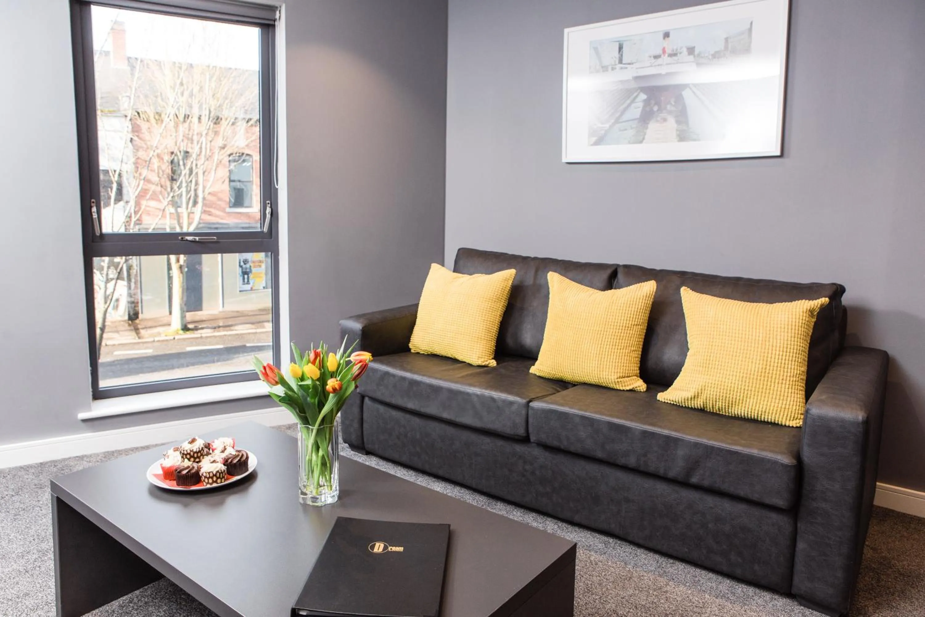 Living room in Dream Apartments St Thomas Hall