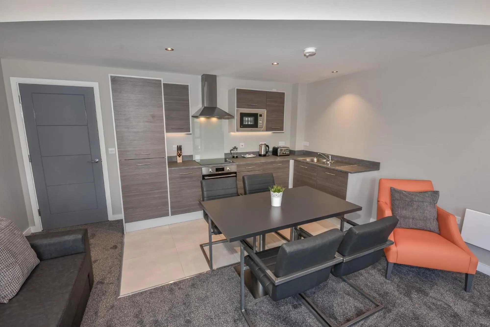 Kitchen or kitchenette in Dream Apartments St Thomas Hall