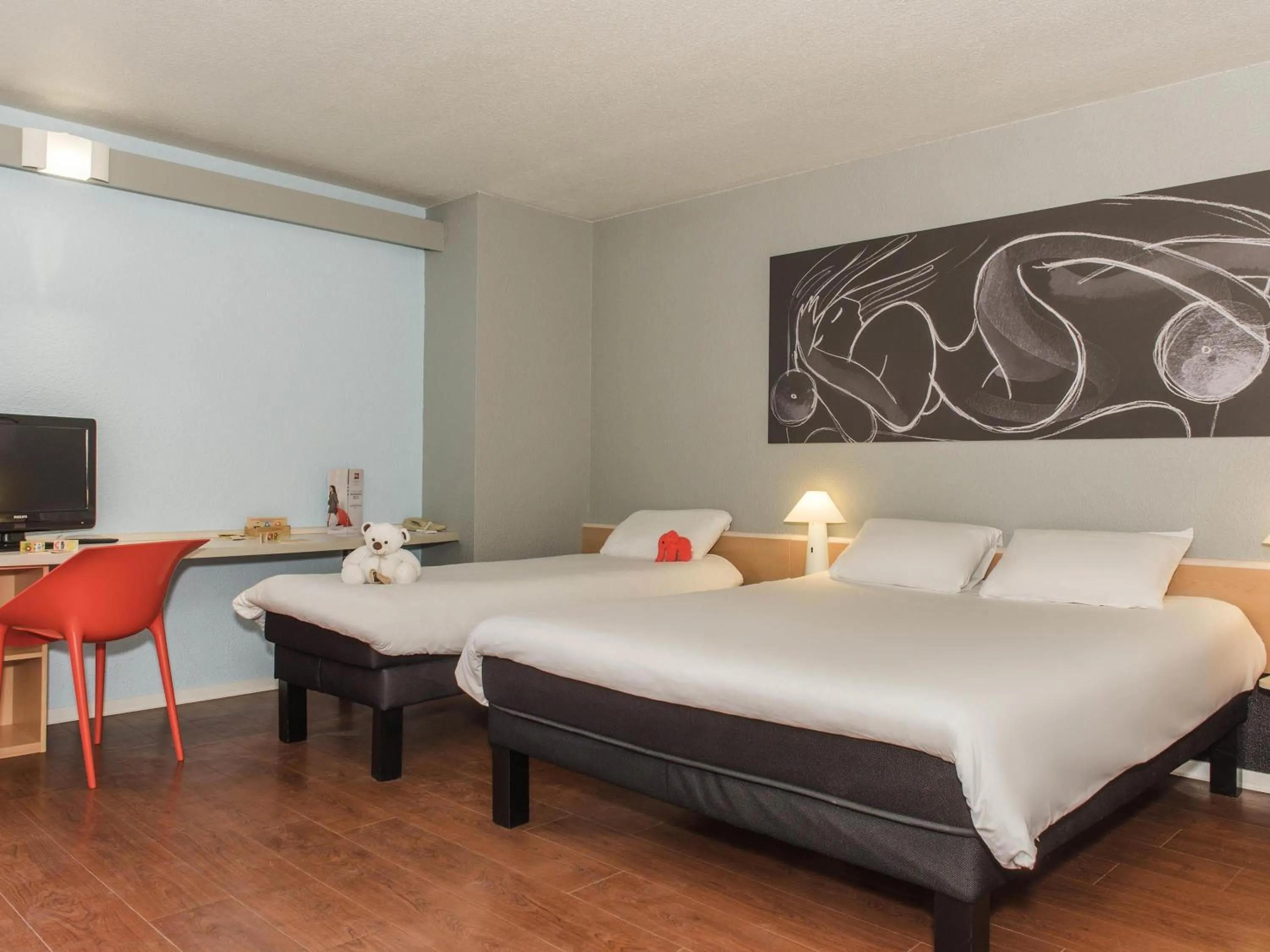 Bedroom, Bed in ibis La Bresse Gérardmer