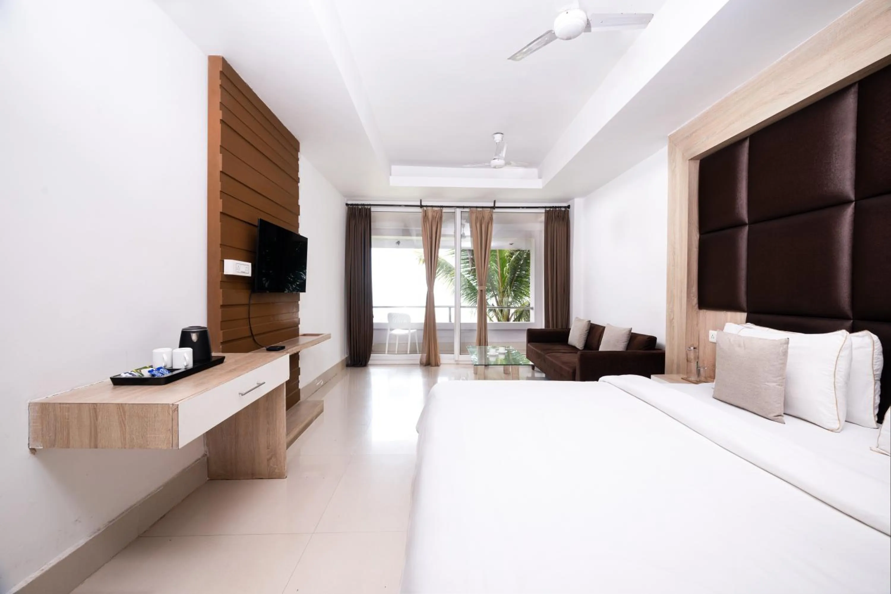 Bed in Hotel Sonar Bangla Mandarmoni