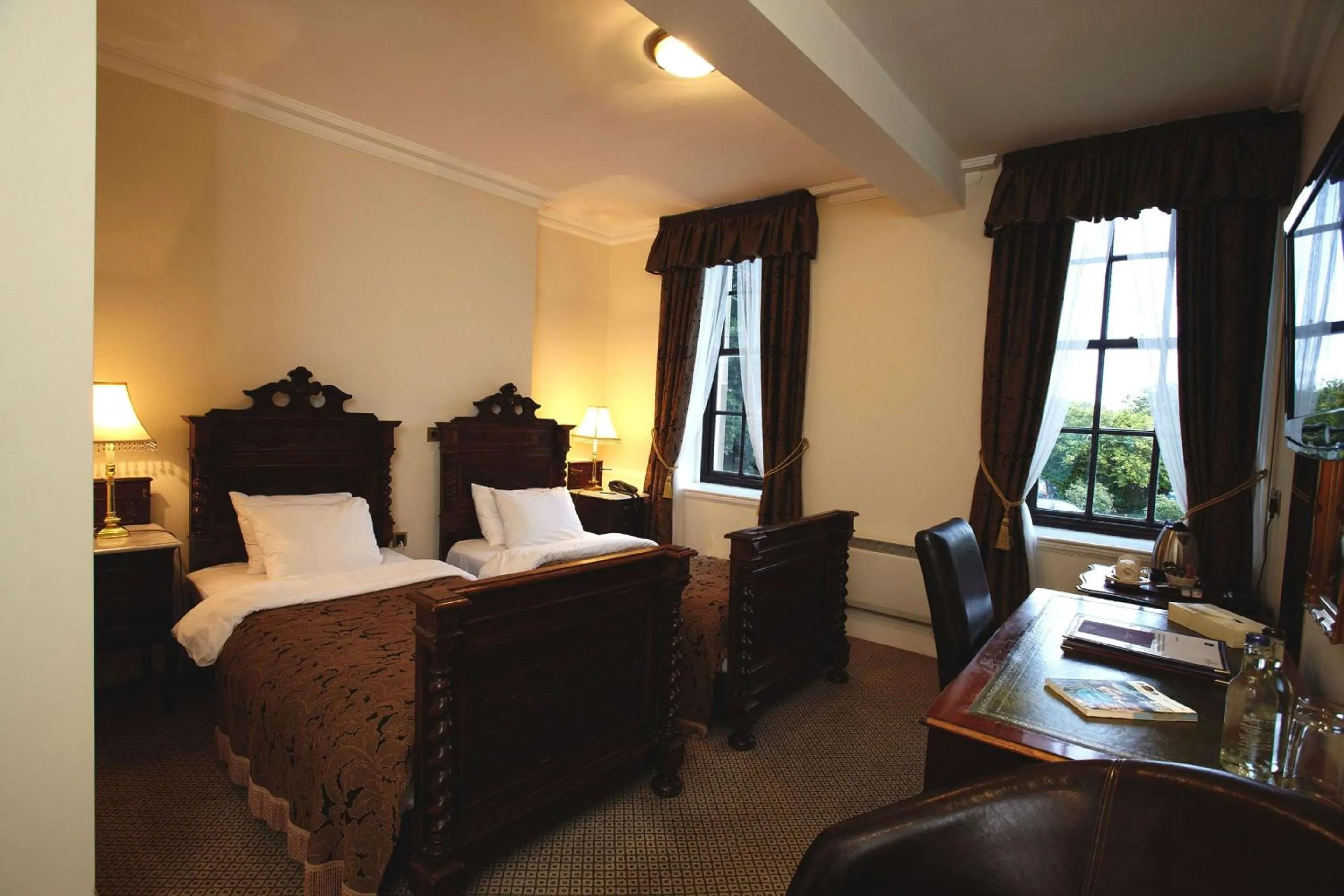 Bedroom, Bed in Beamish Hall Hotel, BW Premier Collection
