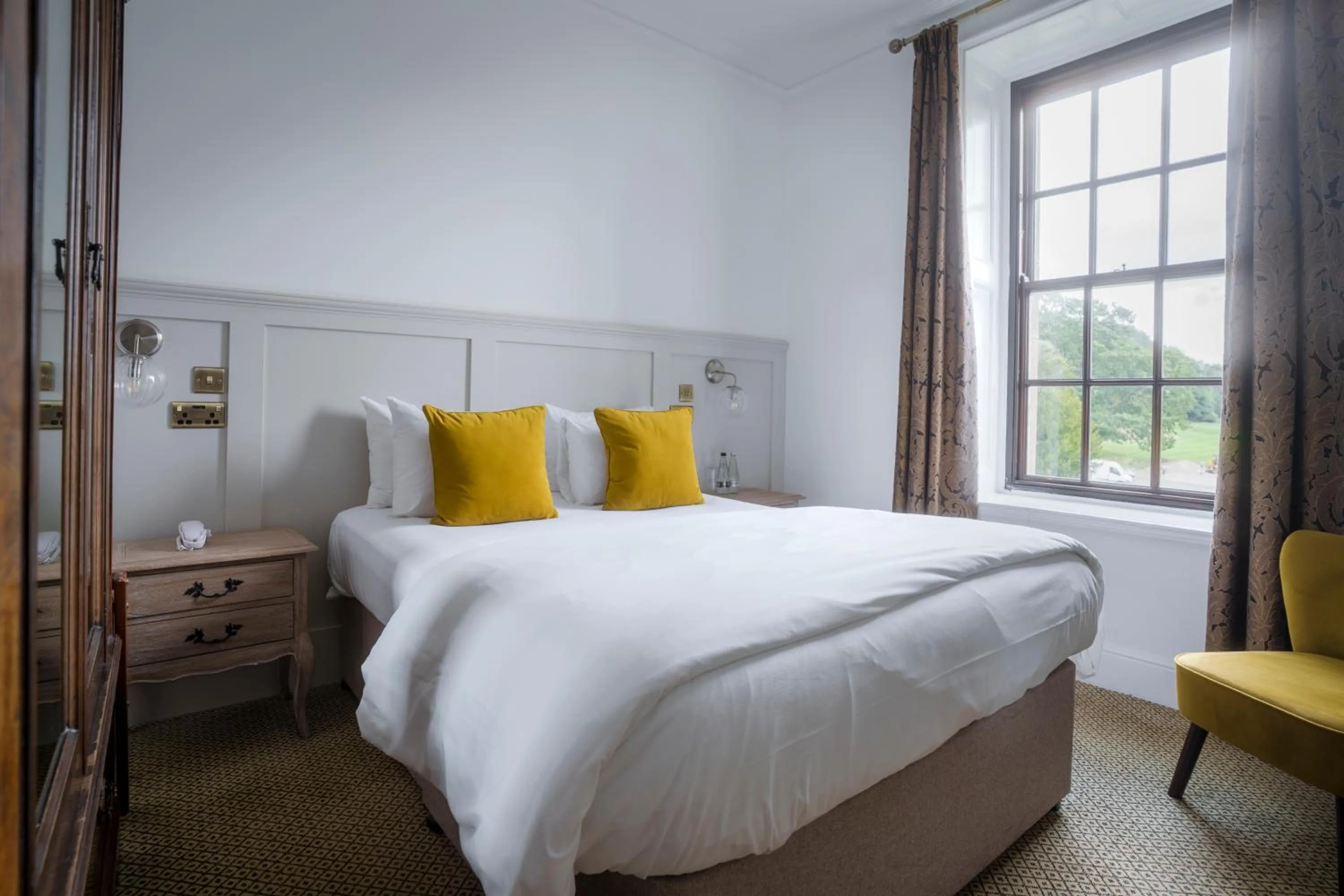 Bedroom, Bed in Beamish Hall Hotel, BW Premier Collection