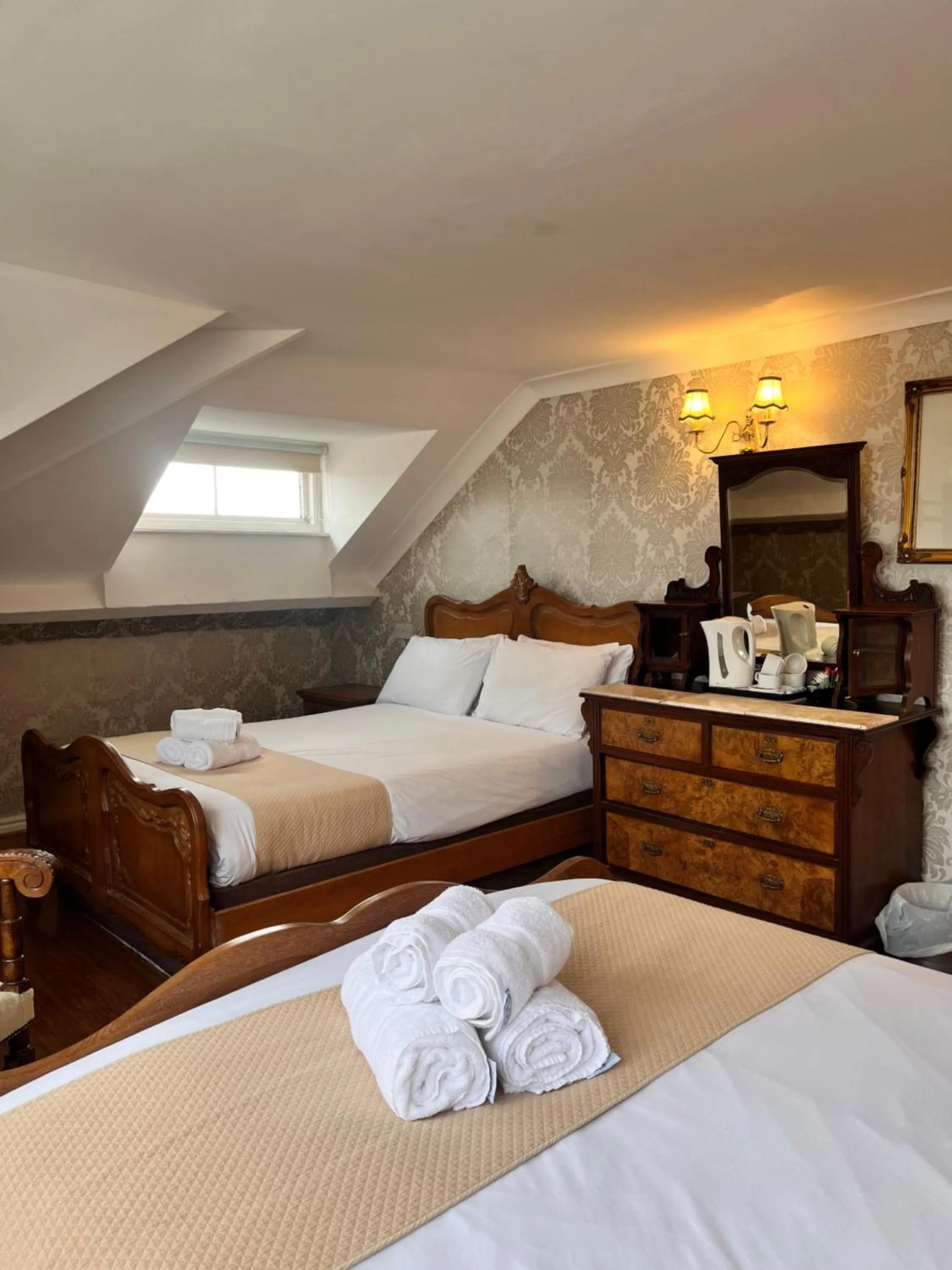 Bed in Rose Tor Hotel