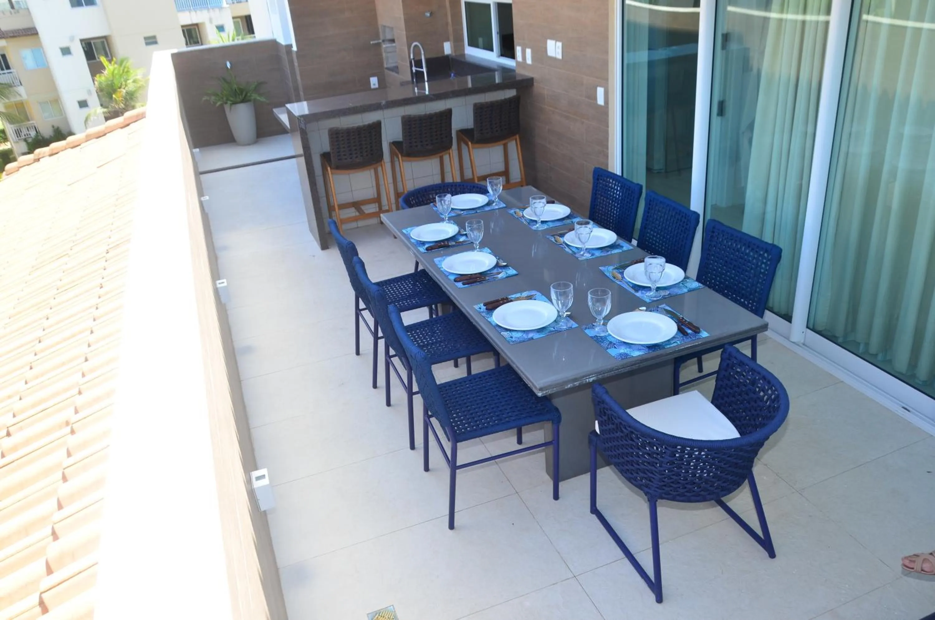 Balcony/Terrace in Golf Ville Resort Brisa do Golf -Apartamentos e Cobertura