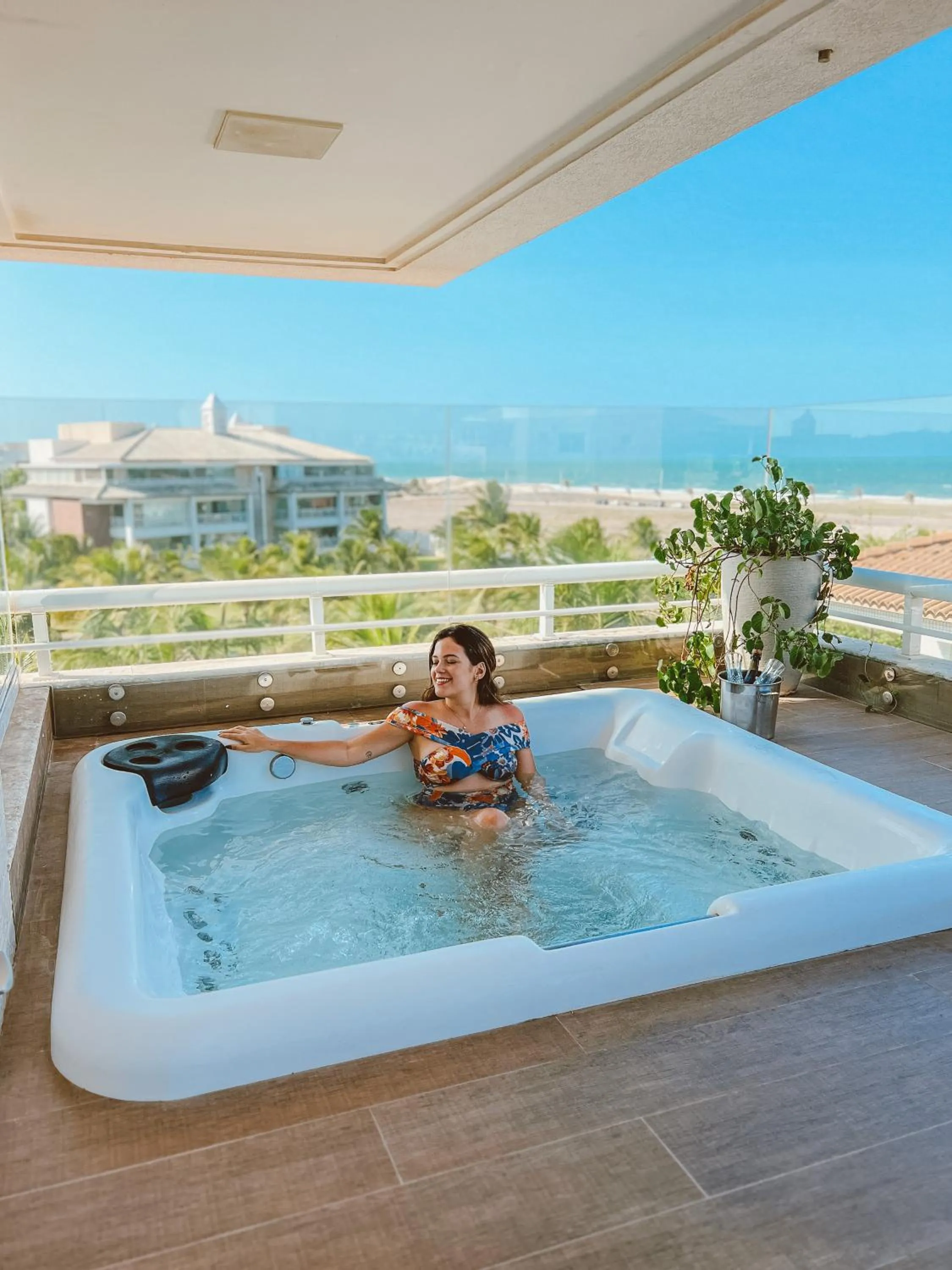 Open Air Bath in Golf Ville Resort Brisa do Golf -Apartamentos e Cobertura