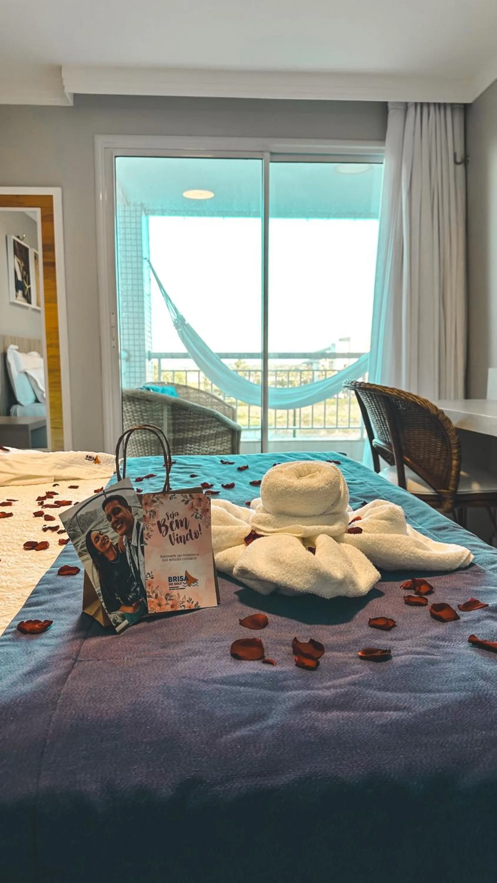 Bedroom, Bed in Golf Ville Resort Brisa do Golf -Apartamentos e Cobertura