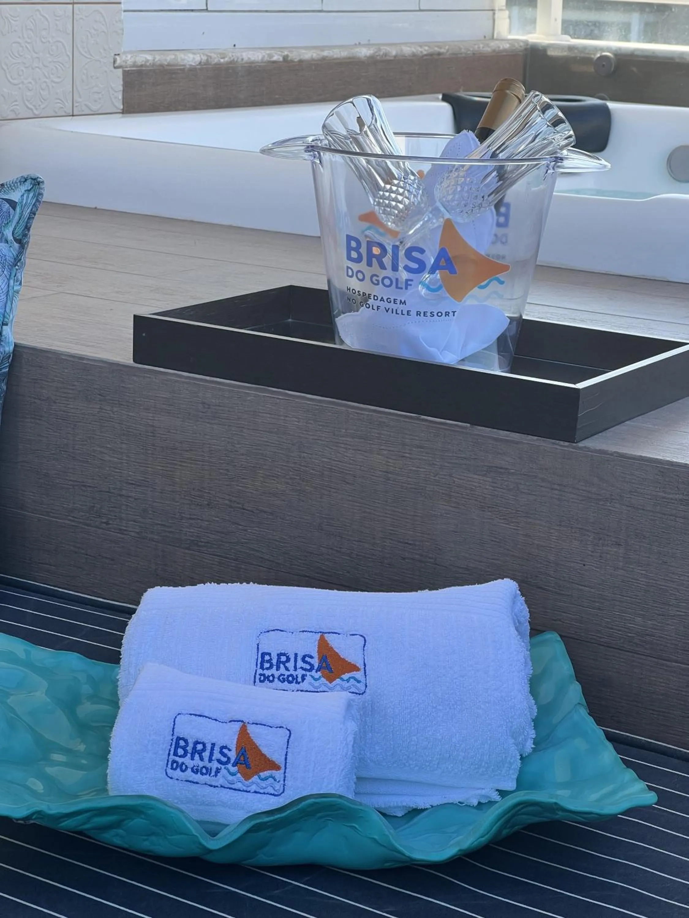 Hot Tub in Golf Ville Resort Brisa do Golf -Apartamentos e Cobertura