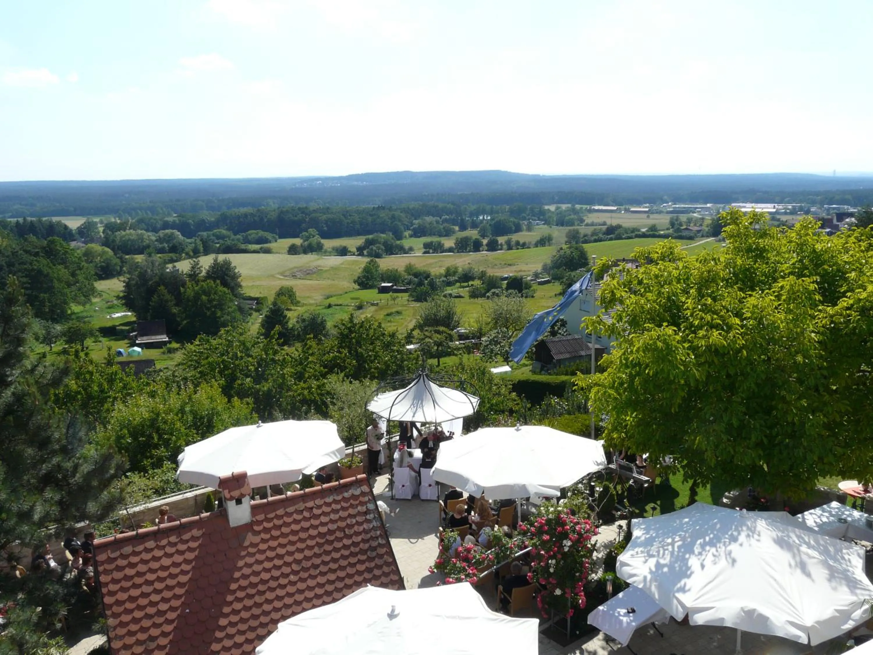 Garden view in Hotel-Restaurant Distlerhof