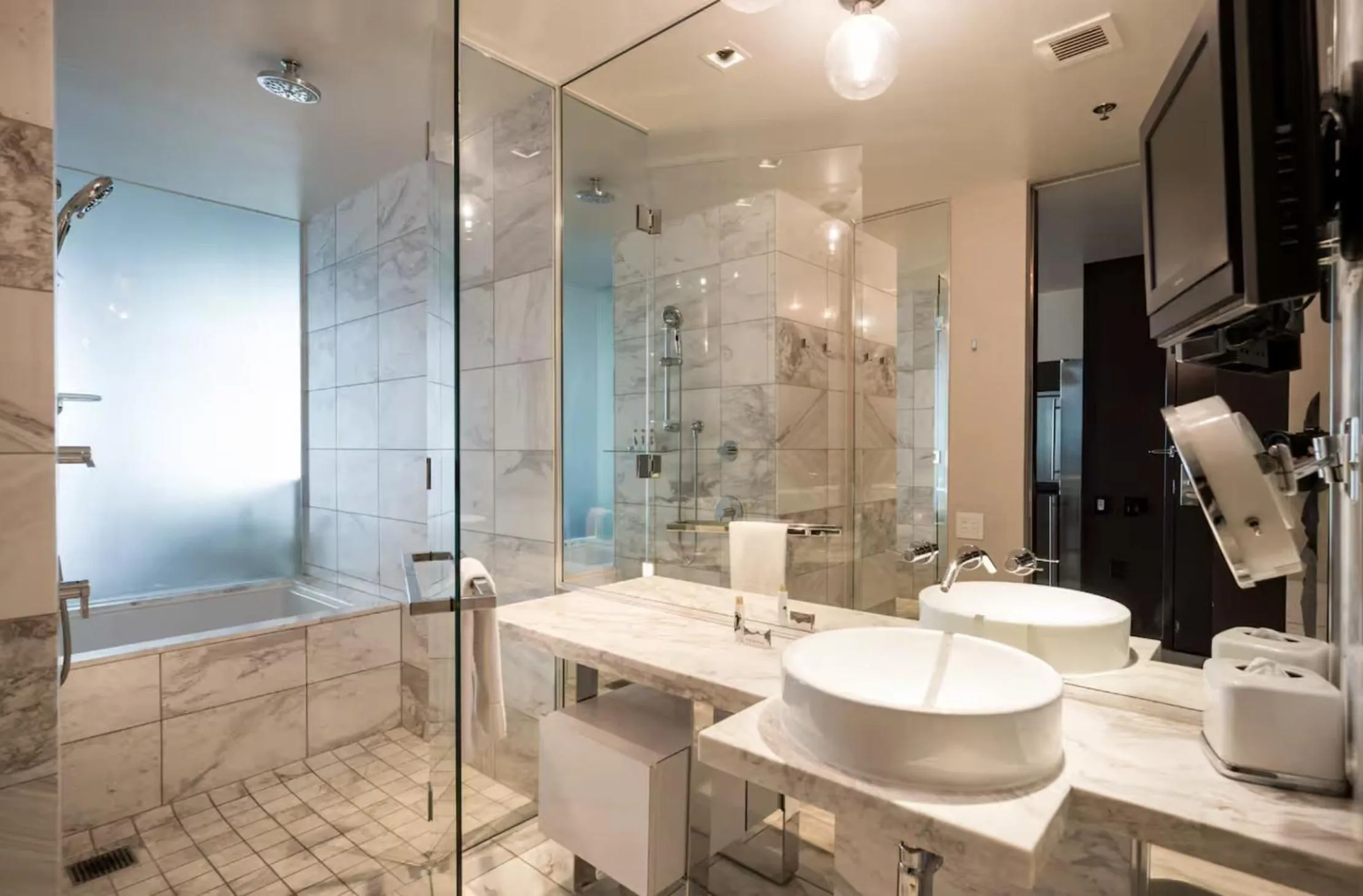 Shower in Luxury Suites at Palms Place