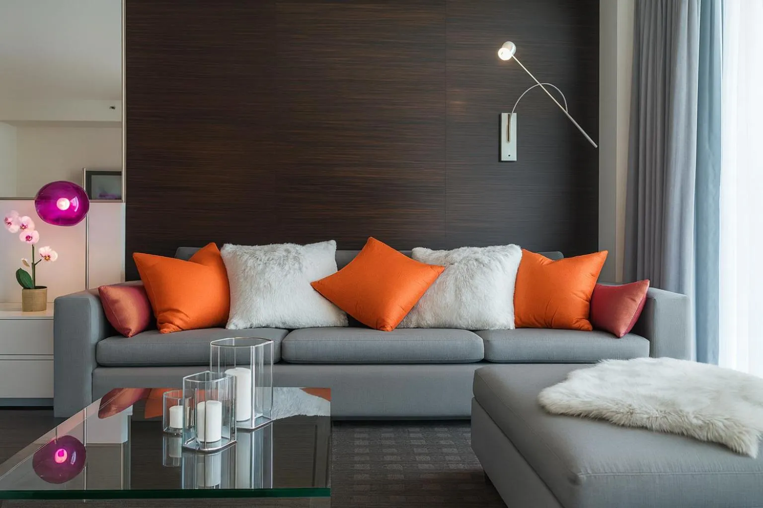 Living room in Luxury Suites at Palms Place