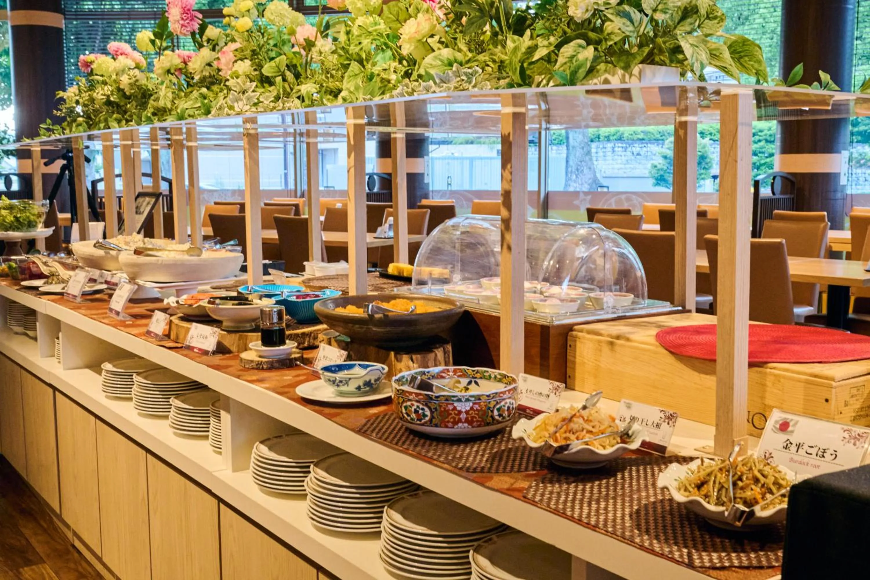 Buffet breakfast in Hotel Kumamoto Terrsa