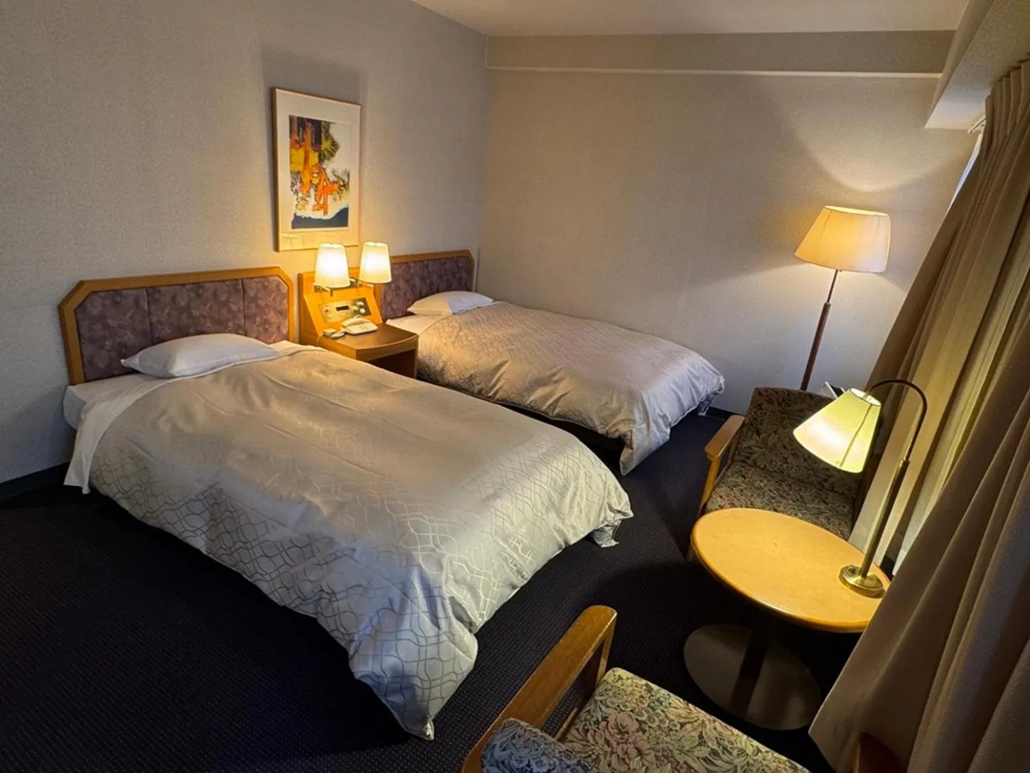 Bed in Ohta Grand Hotel