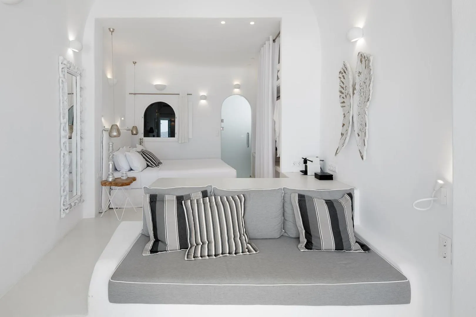 Bed in Dana Villas & Infinity Suites