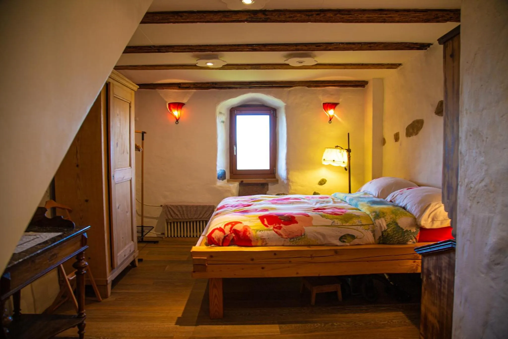 Bedroom, Bed in Au soleil de Gruyères chez Chantal