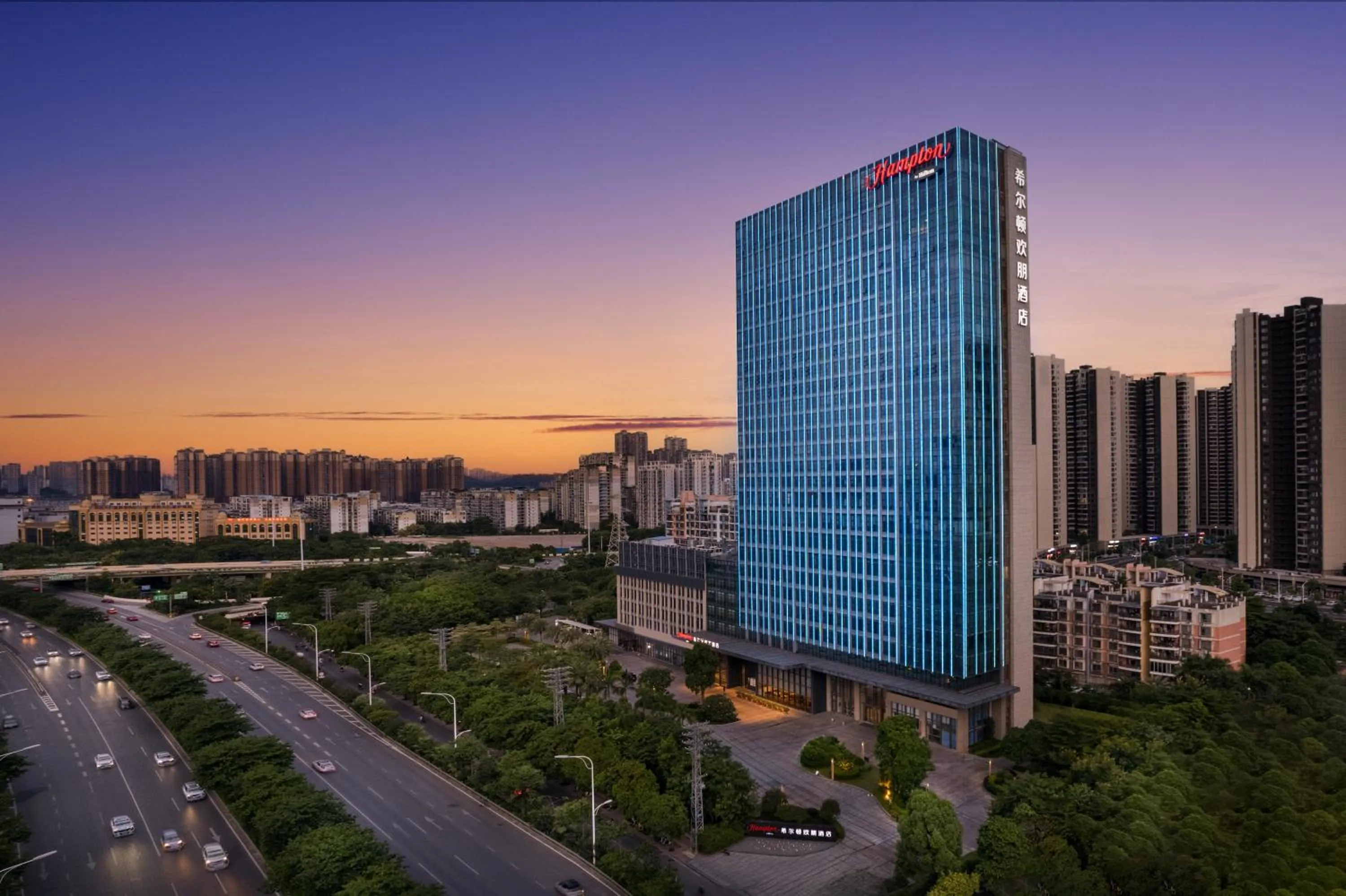 Property building in Hampton by Hilton Nanning Jiangnan
