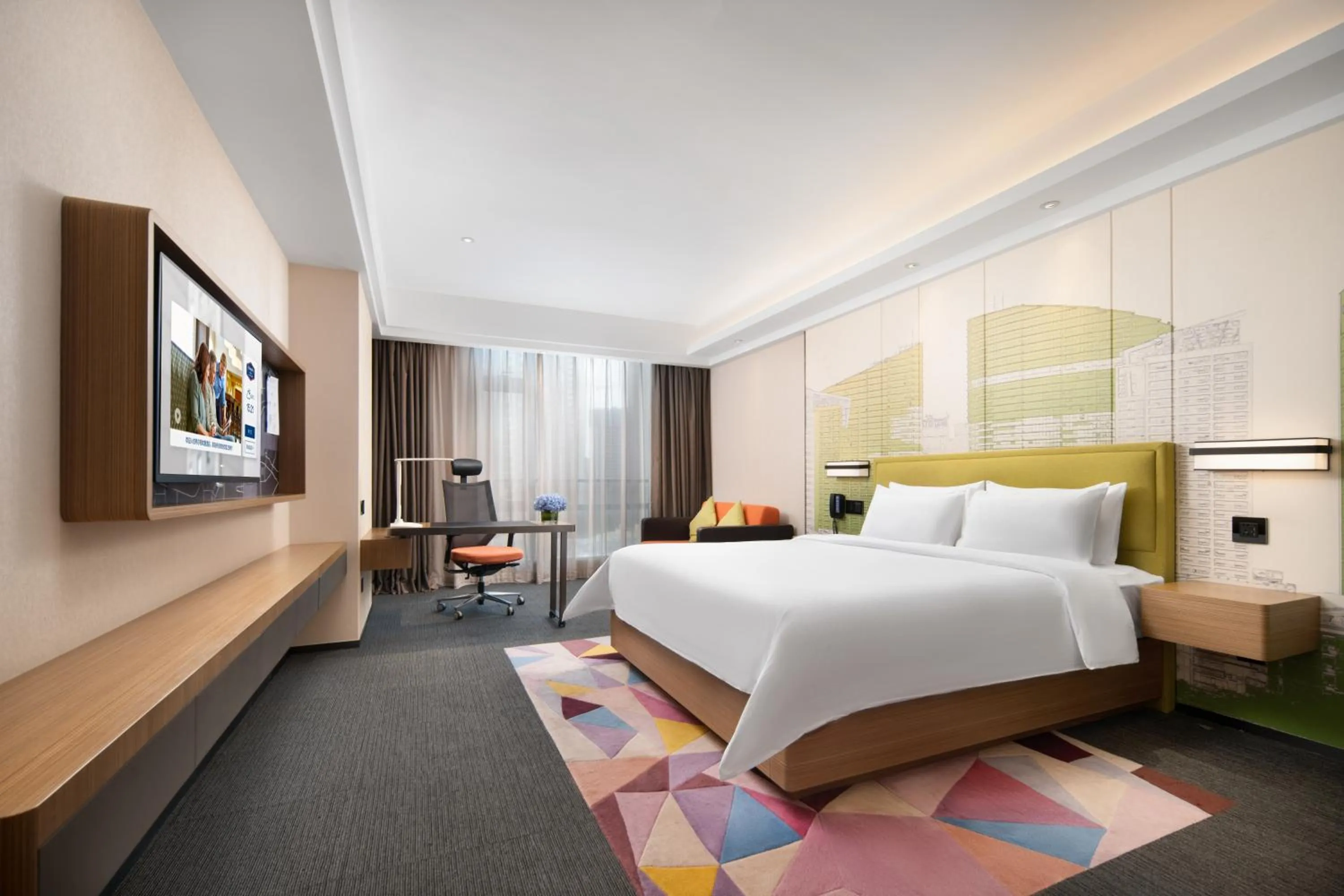 TV and multimedia, Bed in Hampton by Hilton Nanning Jiangnan