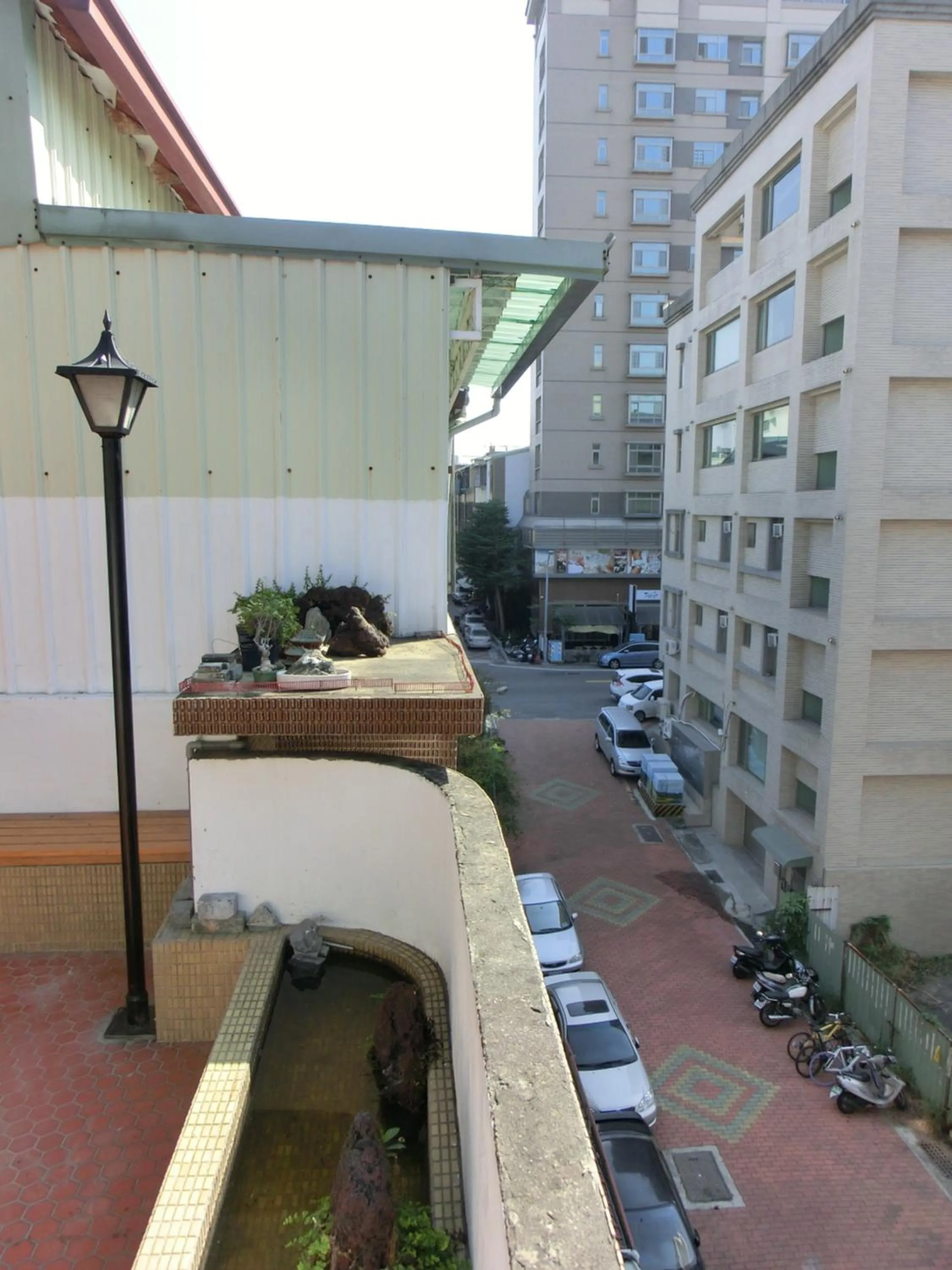 Balcony/Terrace in Tainan Travel Inn - ChengGong Univ.