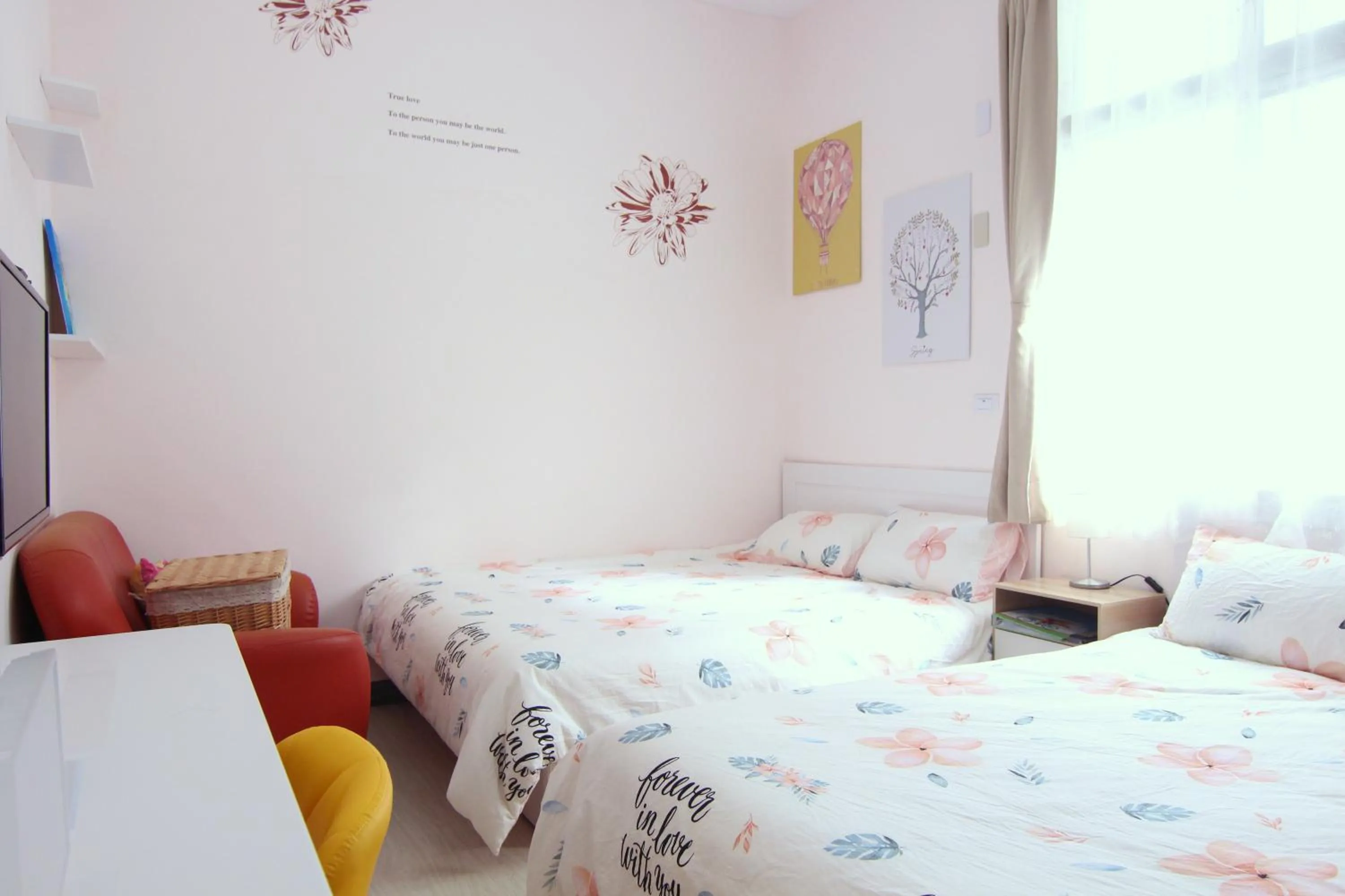 Bed in Tainan Travel Inn - ChengGong Univ.