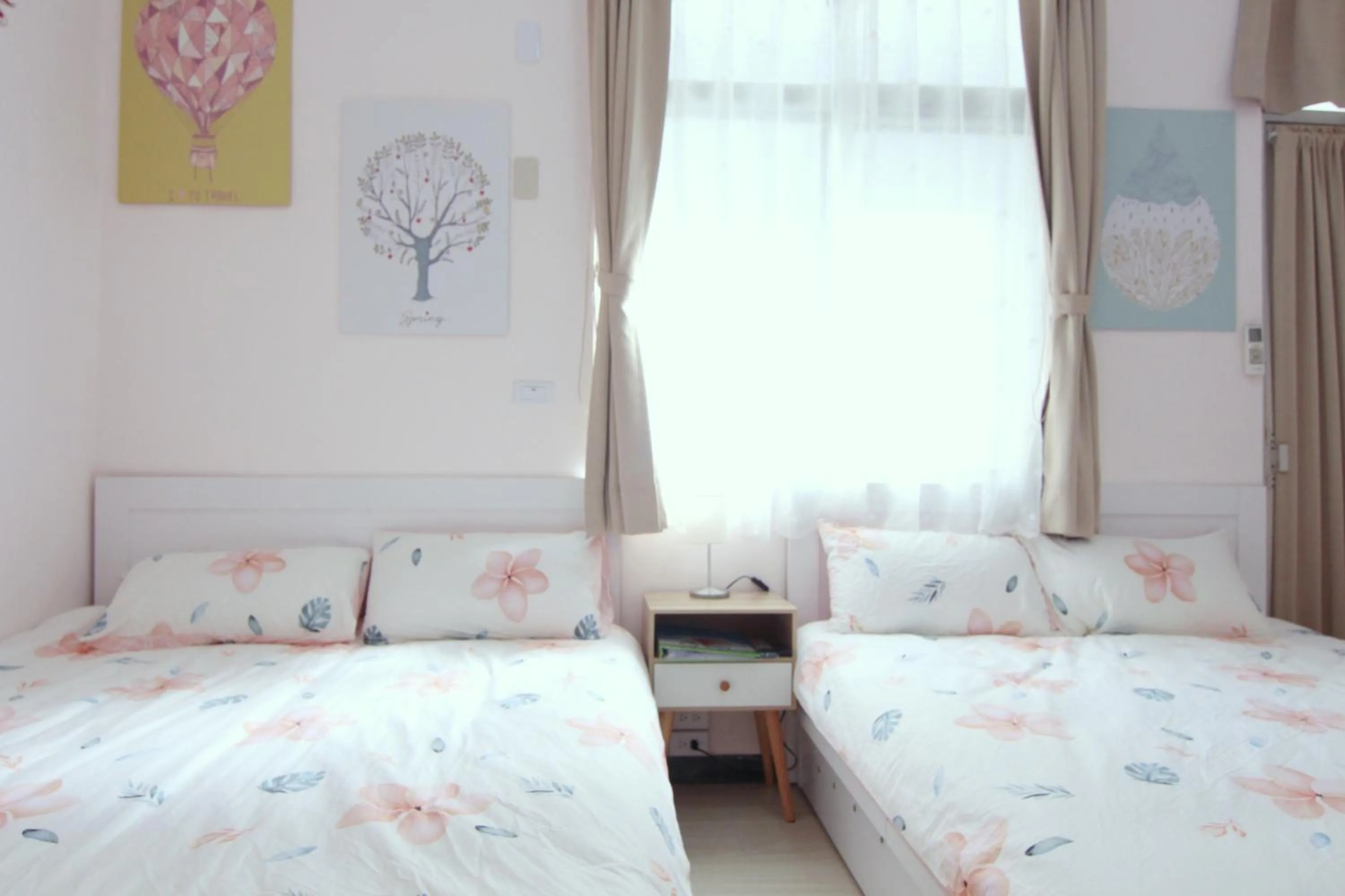 Bed in Tainan Travel Inn - ChengGong Univ.