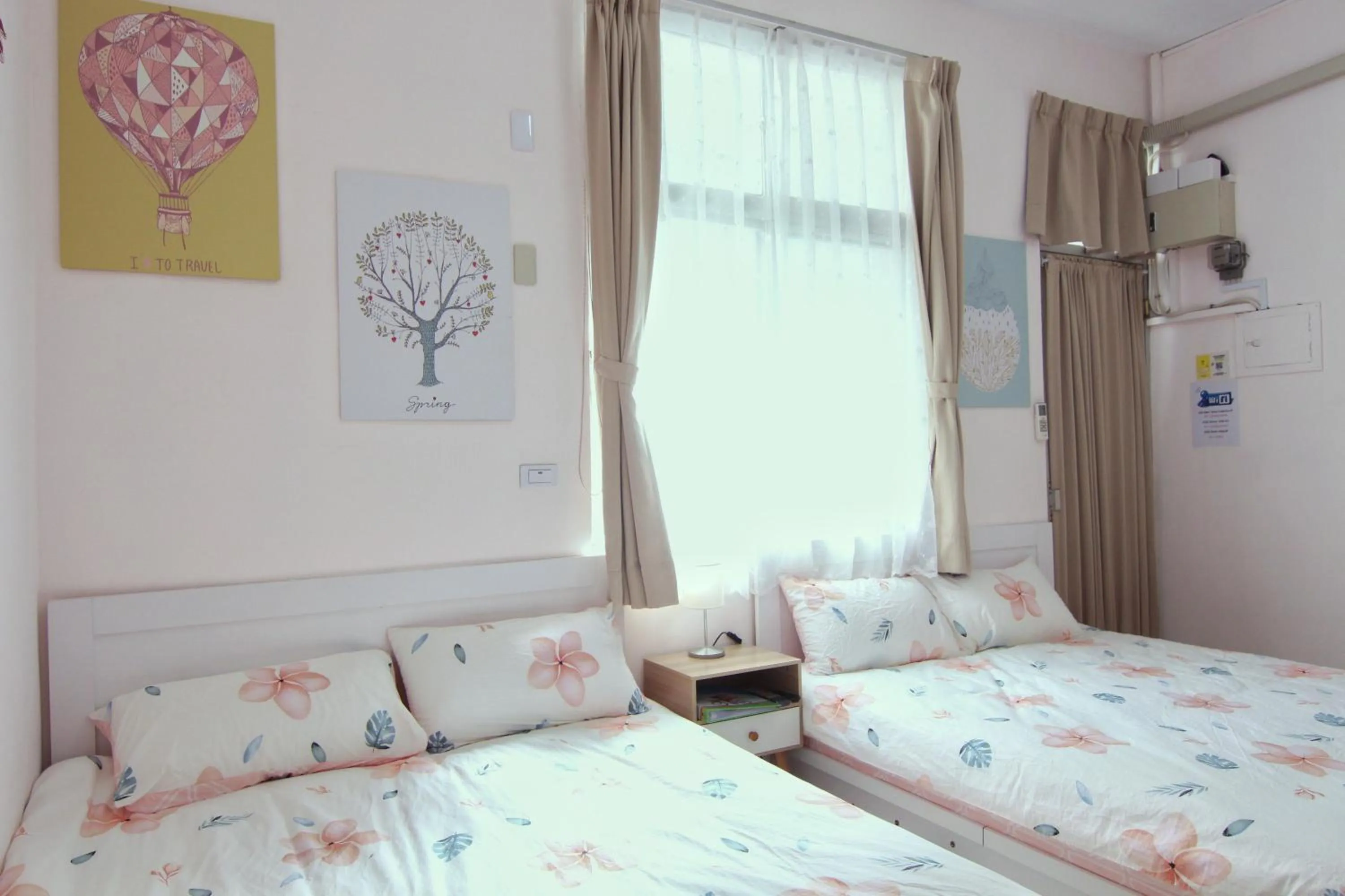 Bed in Tainan Travel Inn - ChengGong Univ.