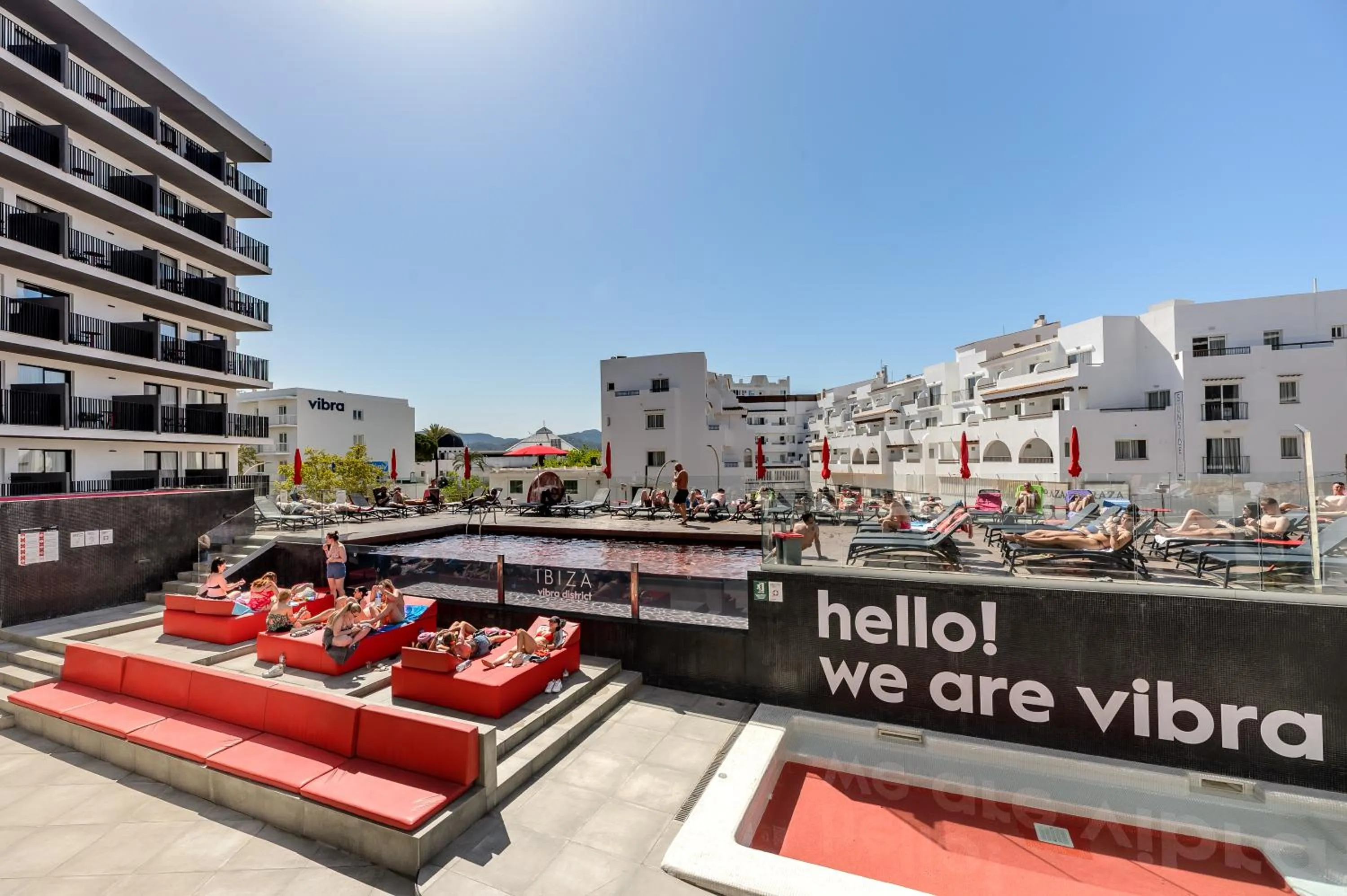 Pool view in Hotel Vibra District - Adults Only