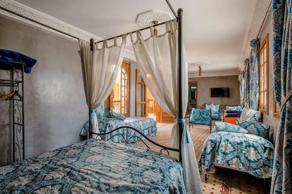 TV and multimedia, Bed in Riad Dar Saidi