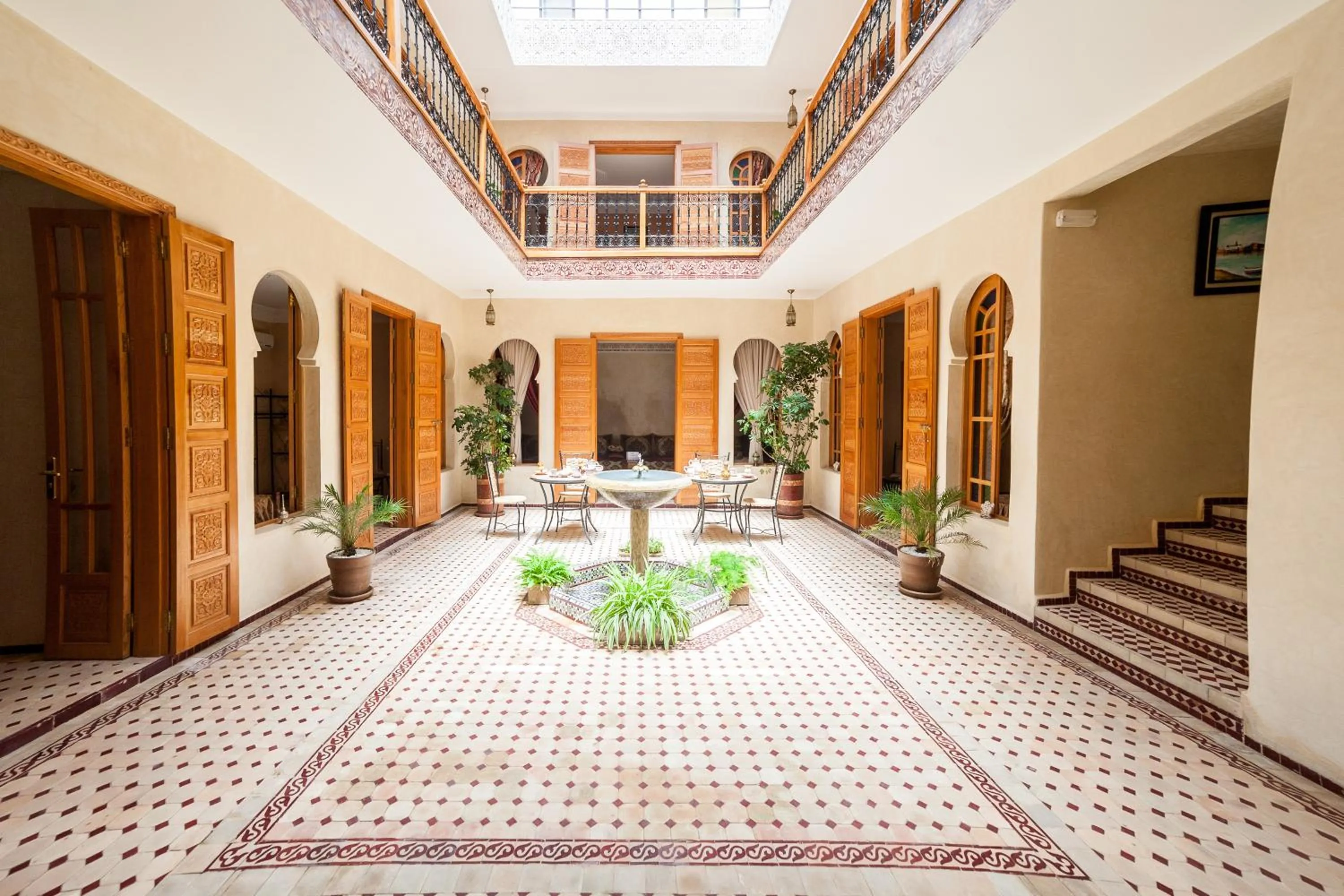 Patio in Riad Dar Saidi