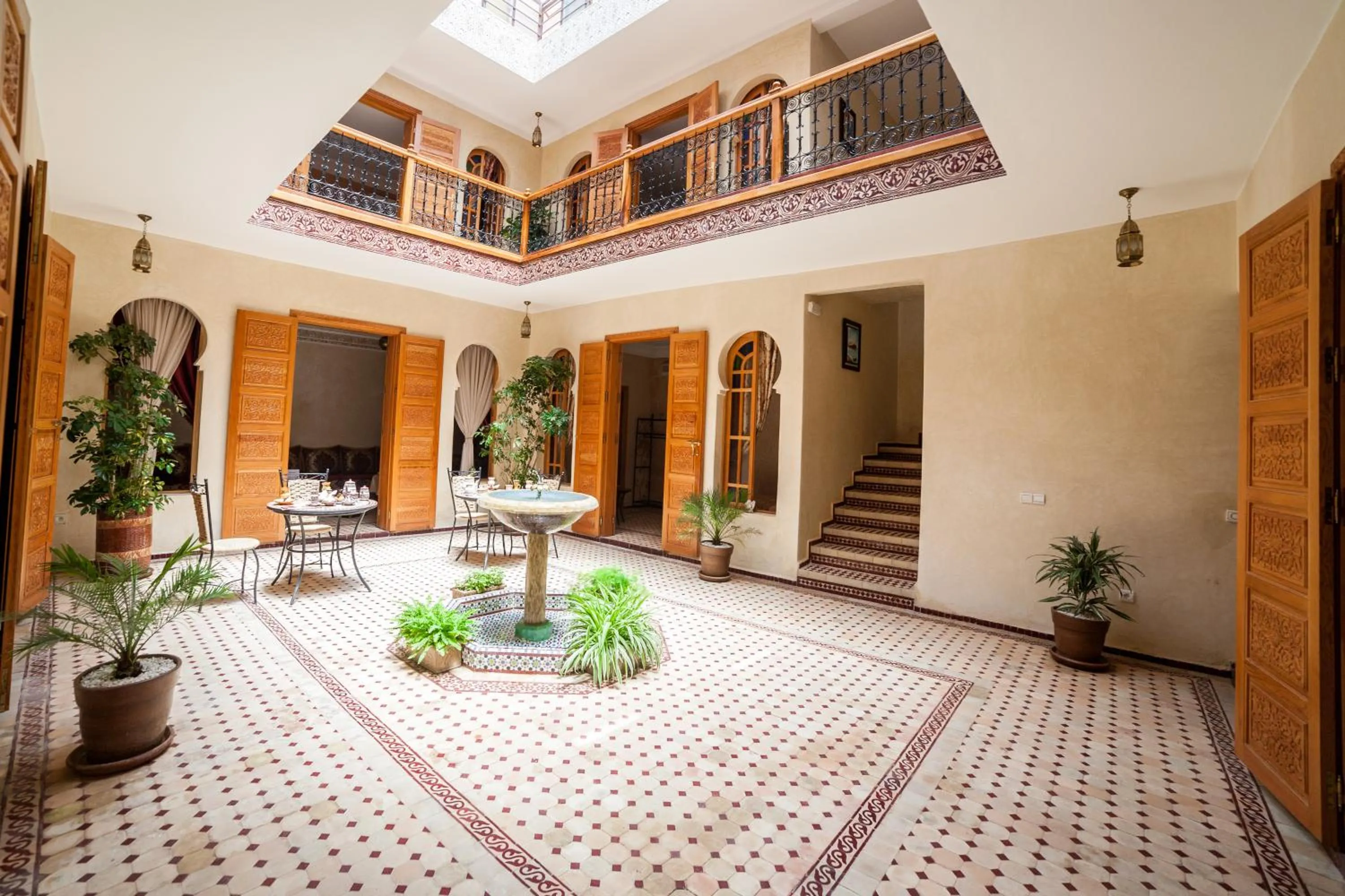Patio in Riad Dar Saidi