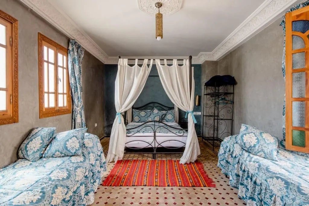 Bed in Riad Dar Saidi