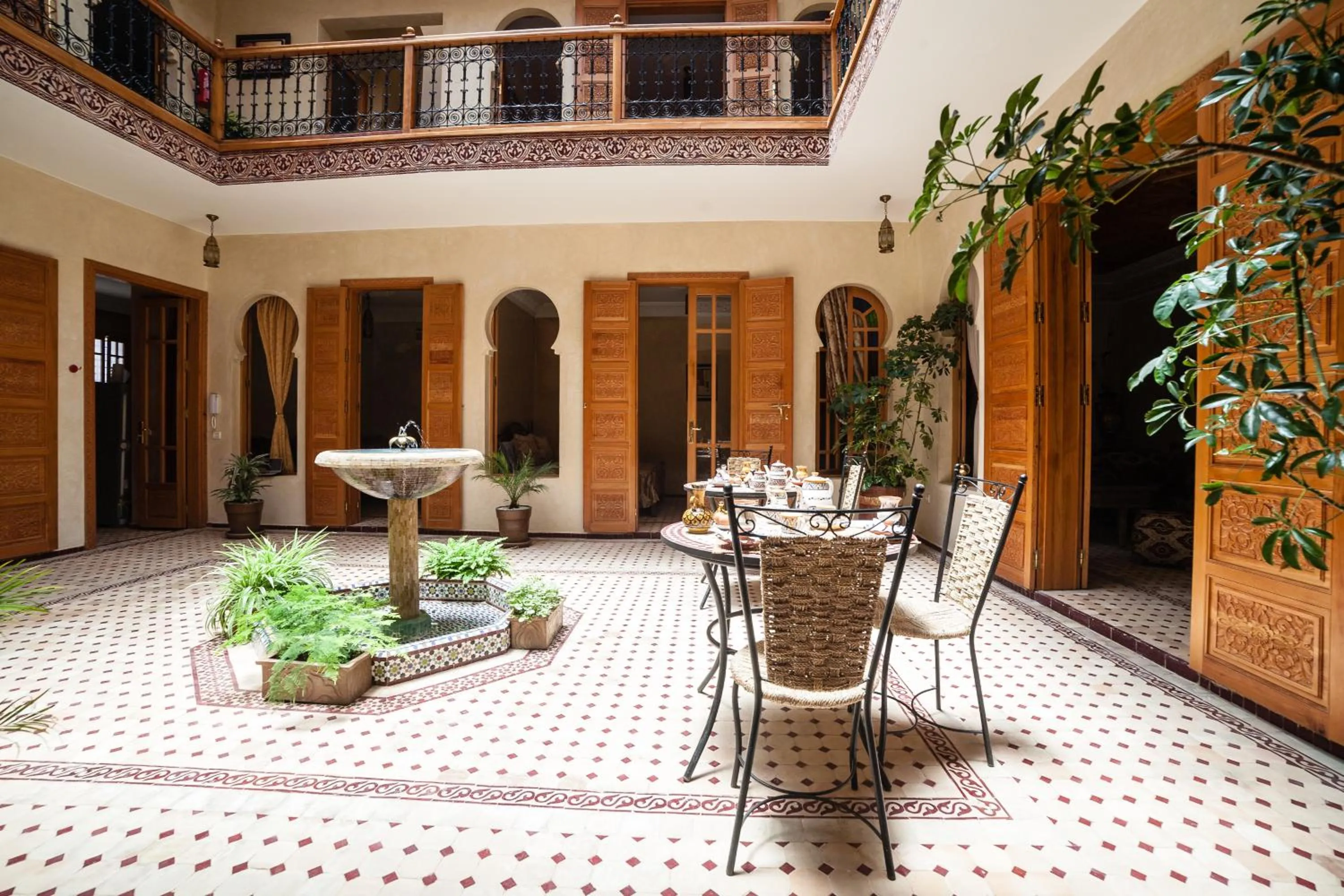 Patio in Riad Dar Saidi