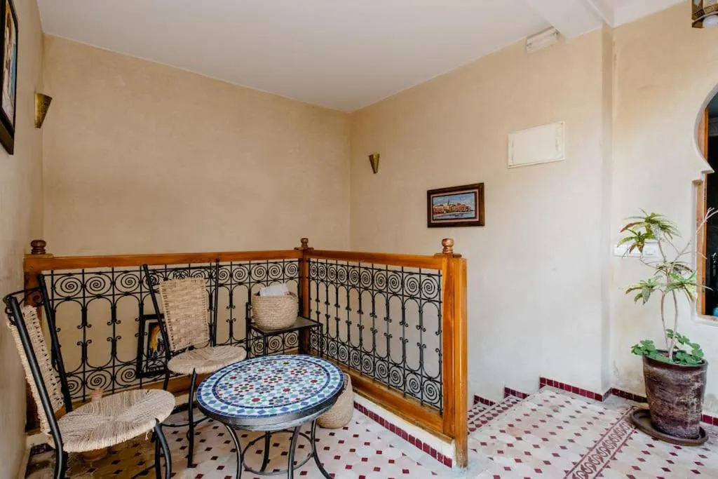 Seating area in Riad Dar Saidi