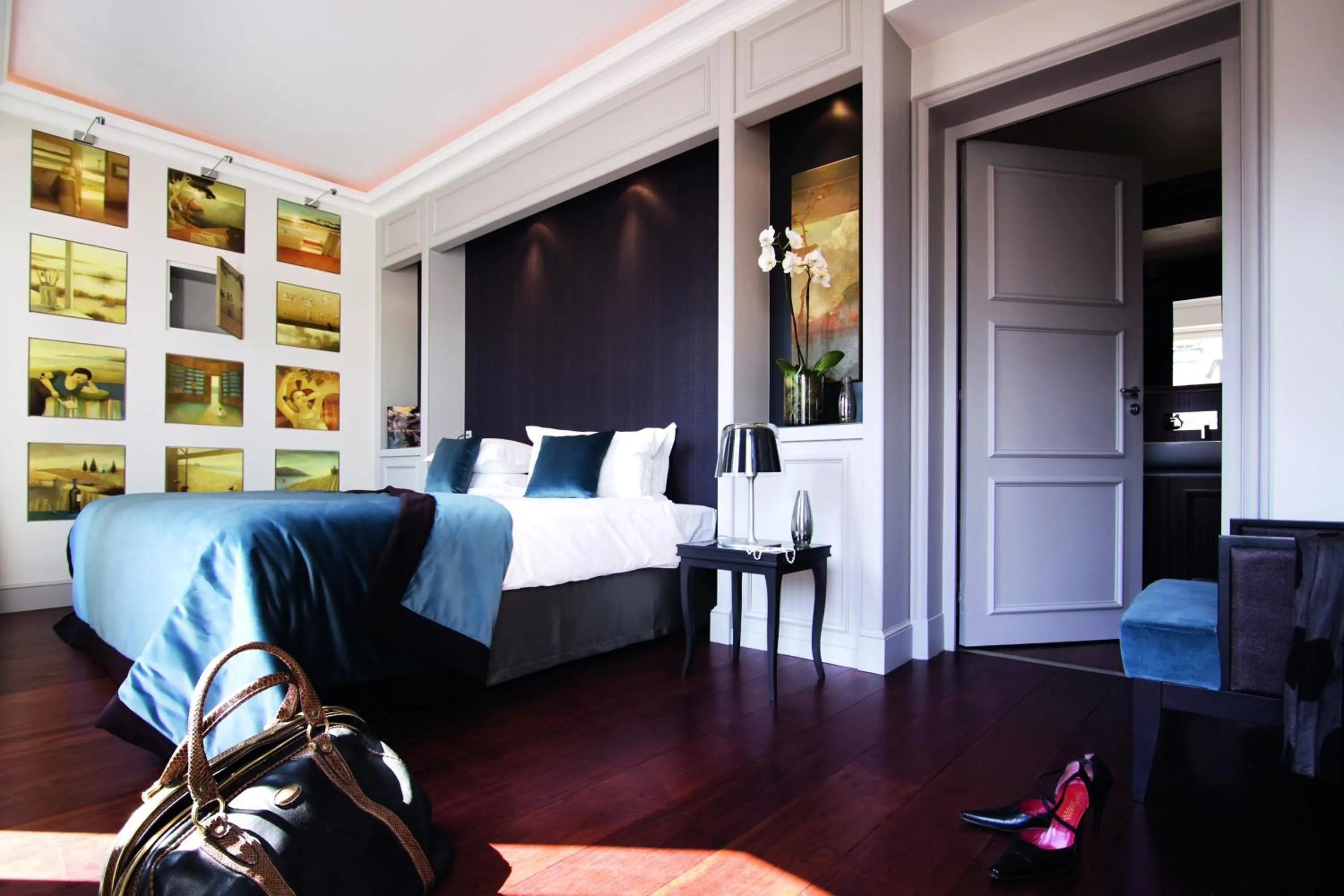 Balcony/Terrace, Bed in Le Mathurin Hotel & Spa