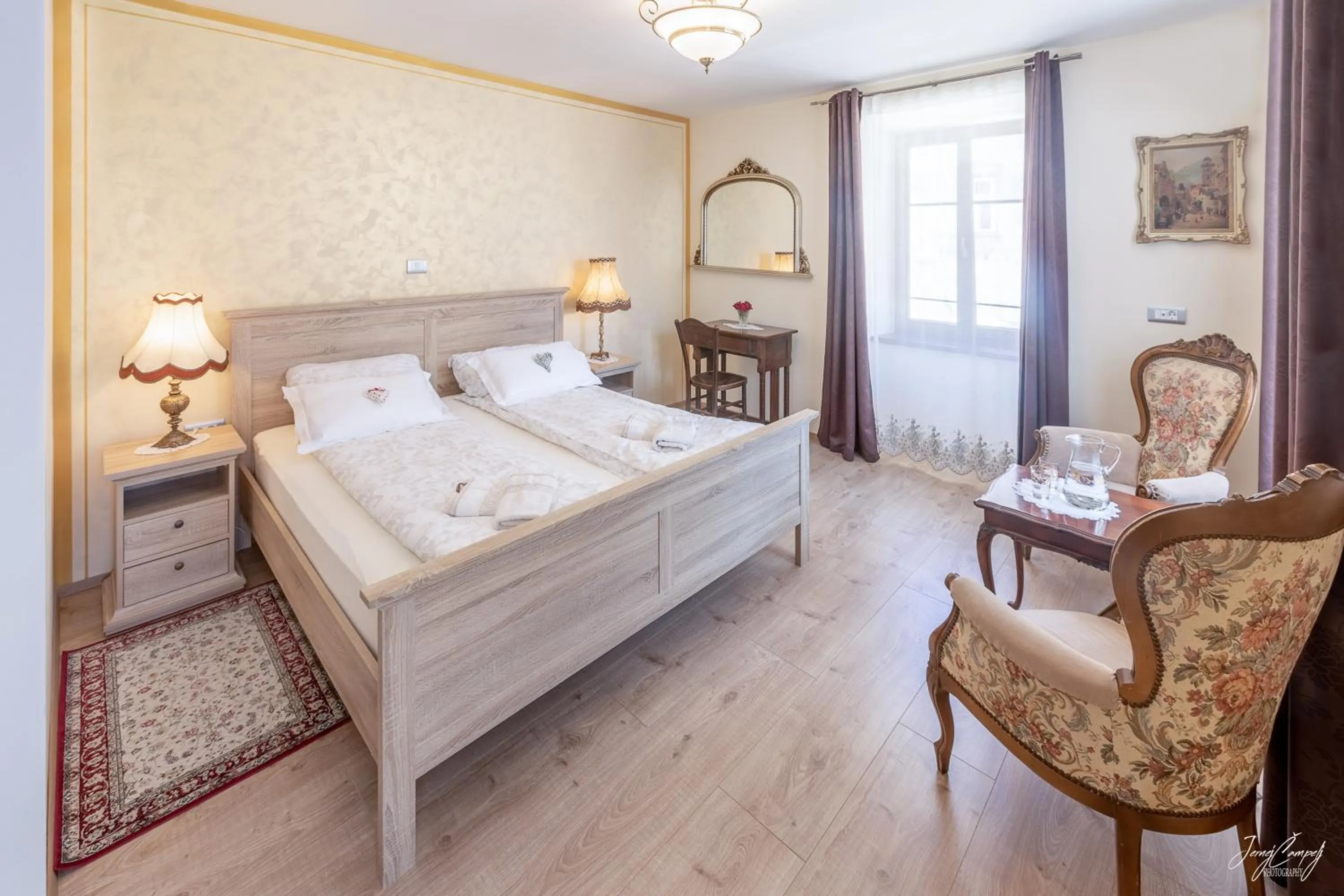 Photo of the whole room, Bed in Hiša Linhart, Hotel & Restaurant