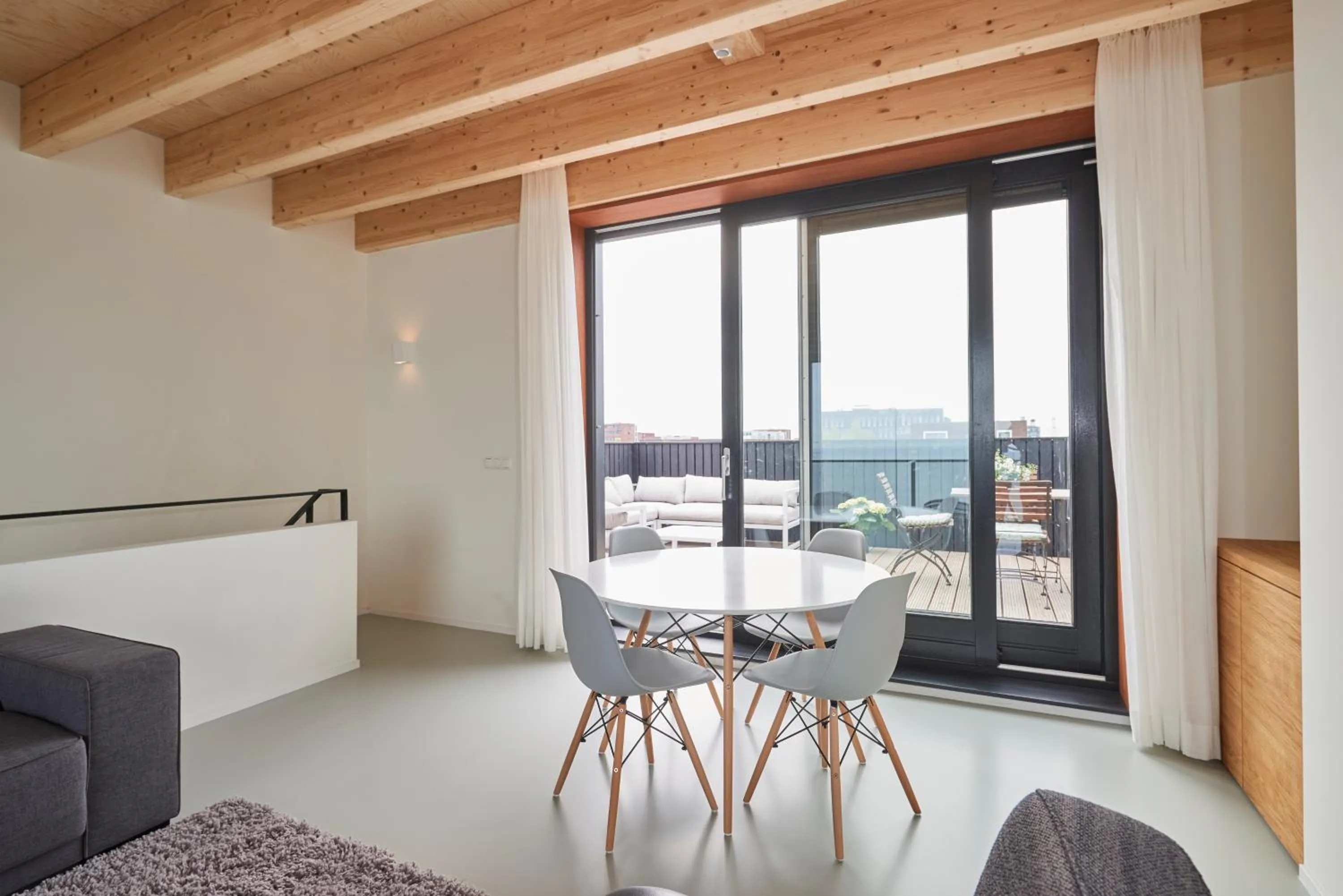 Balcony/Terrace in Lake View Apartment Amsterdam