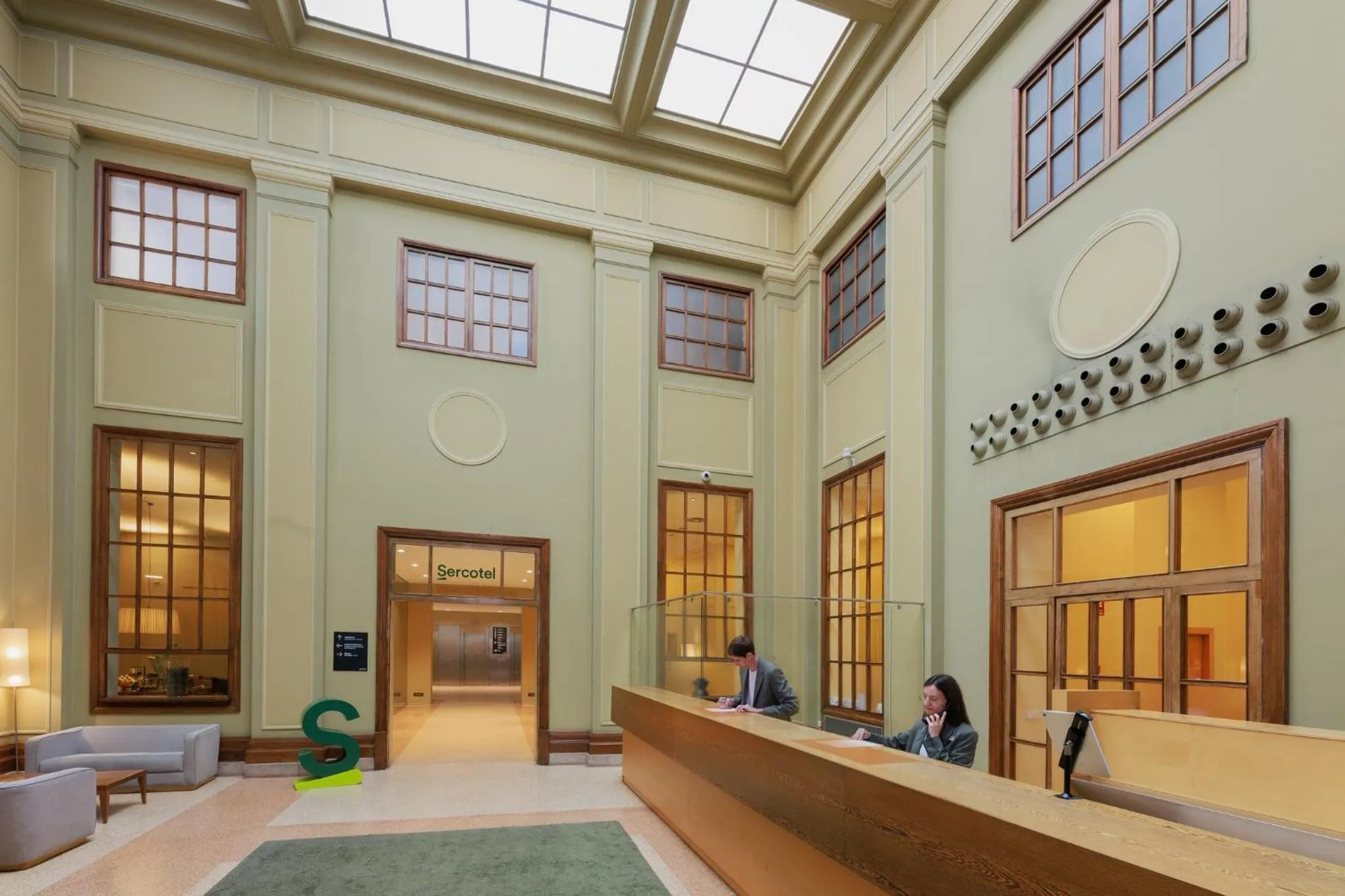 Lobby or reception in Sercotel Arrahona Sabadell