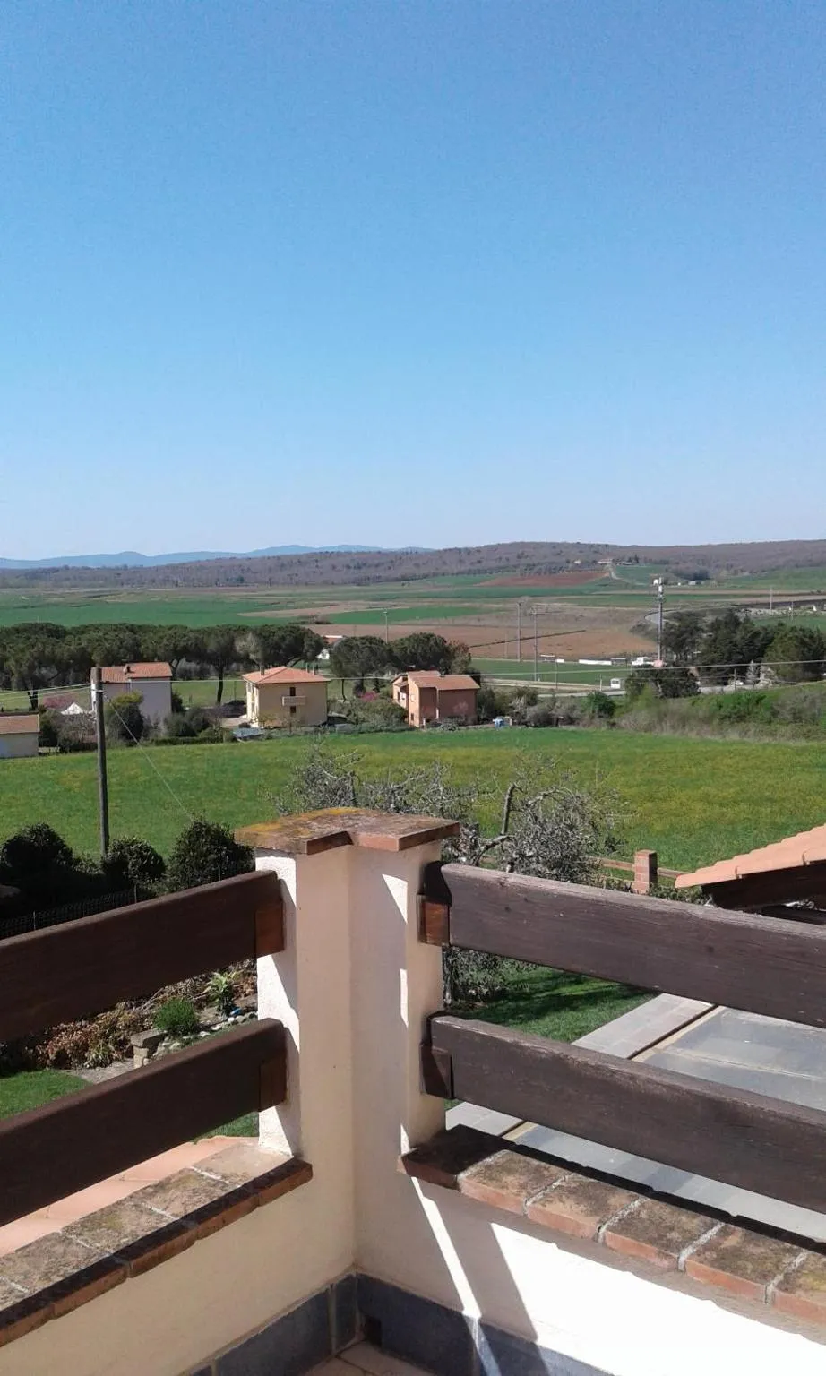 Garden view in La Villa