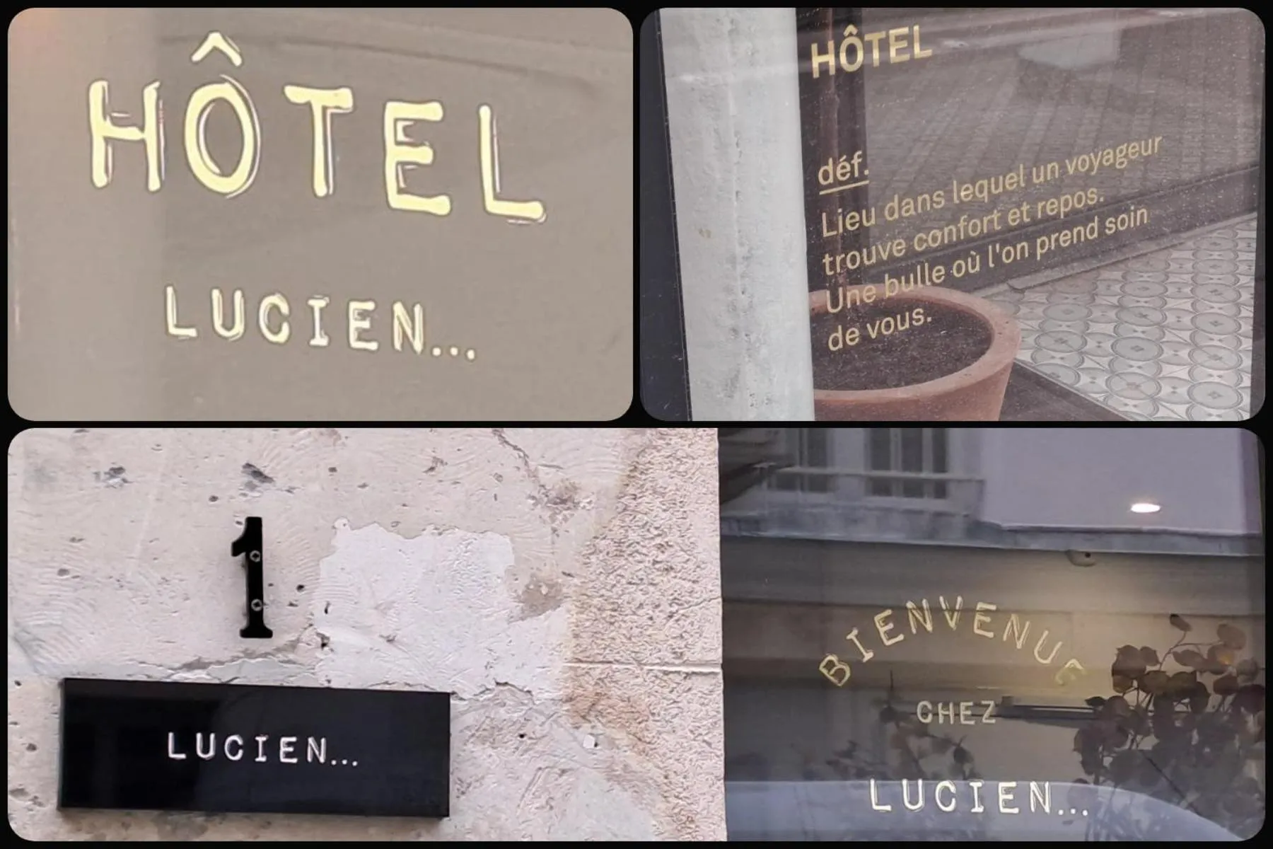 Property logo or sign in Hôtel Lucien