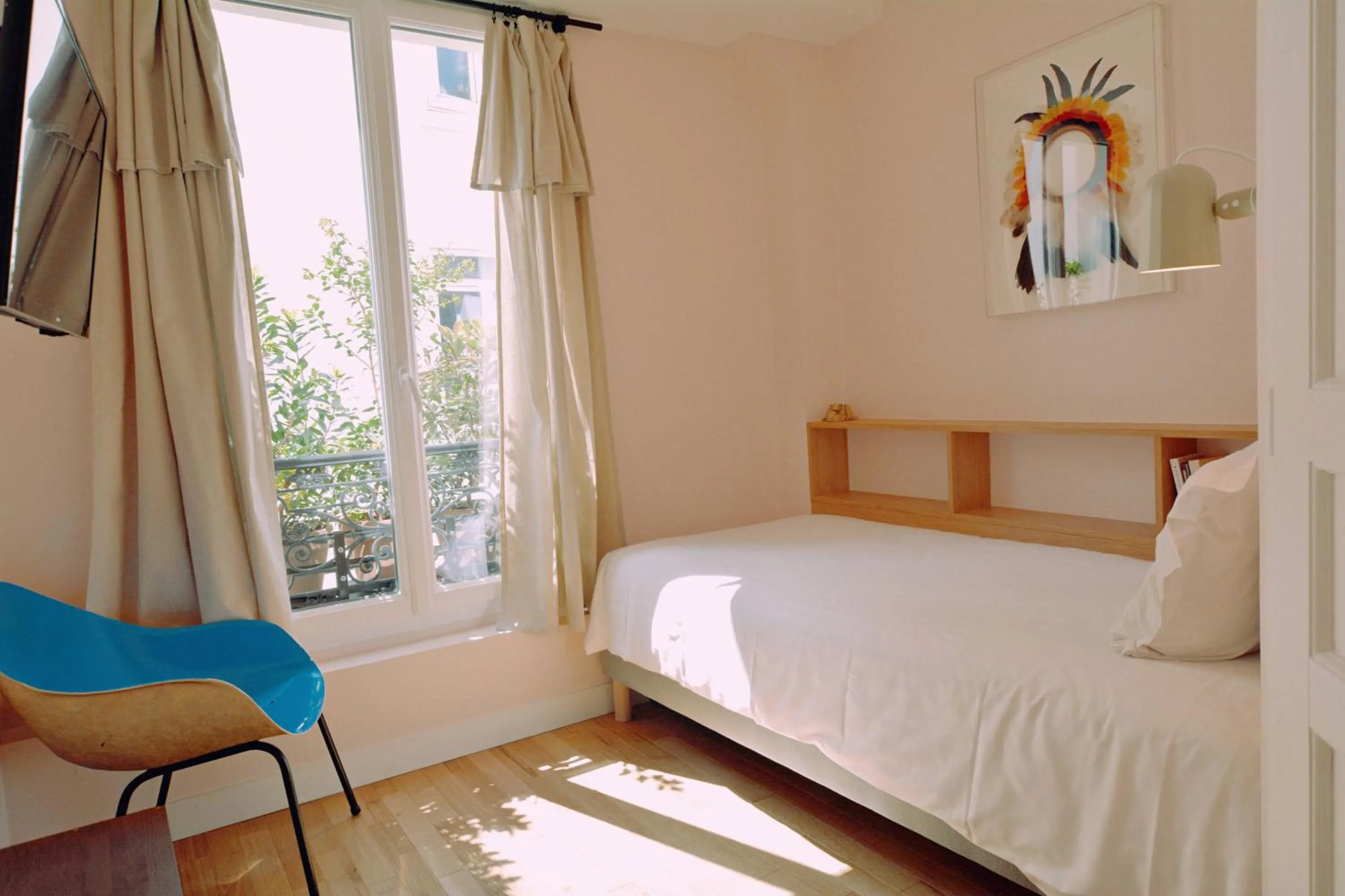 Bed in Hôtel Lucien