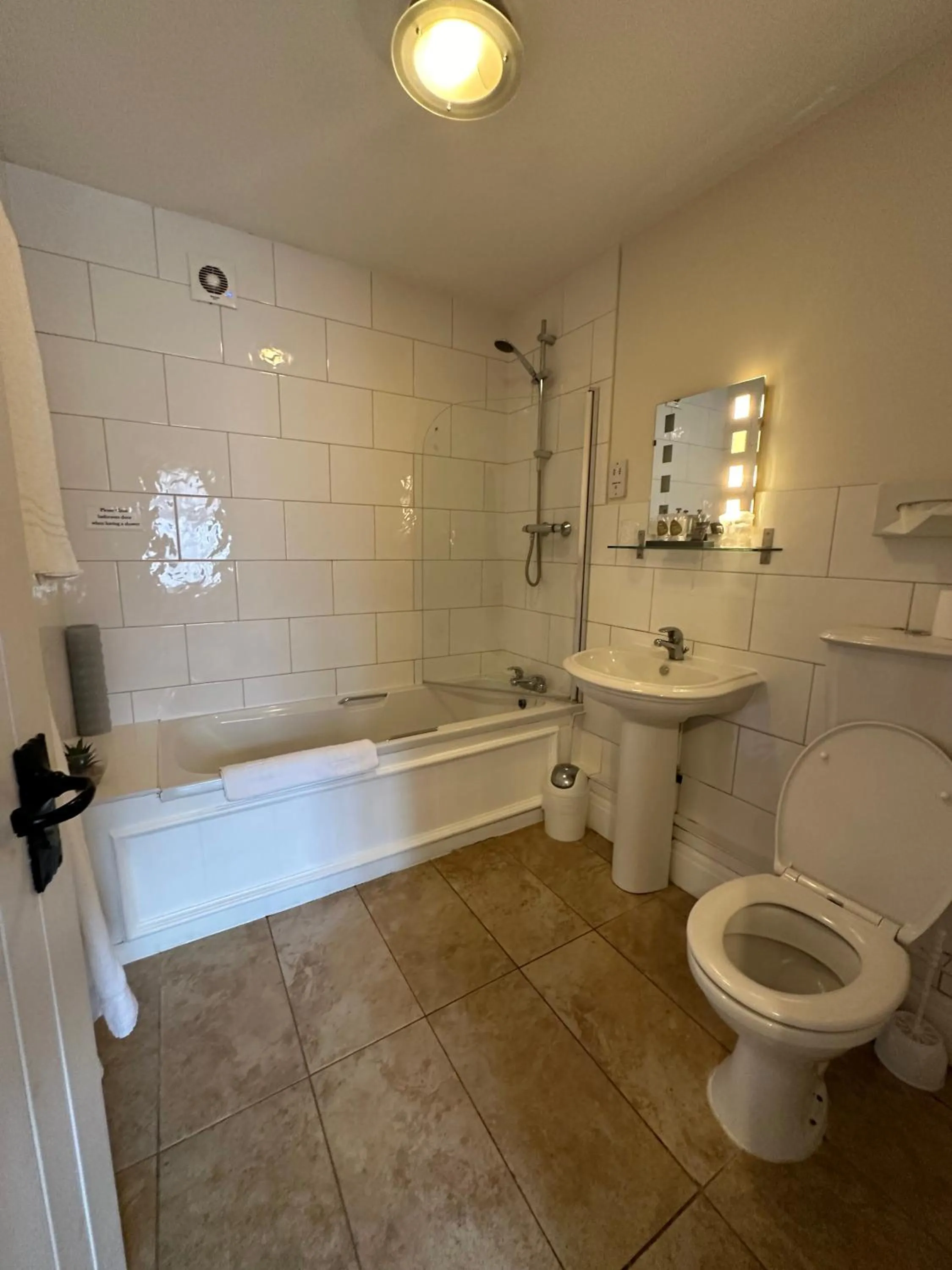 Bathroom in The White Hart Hotel