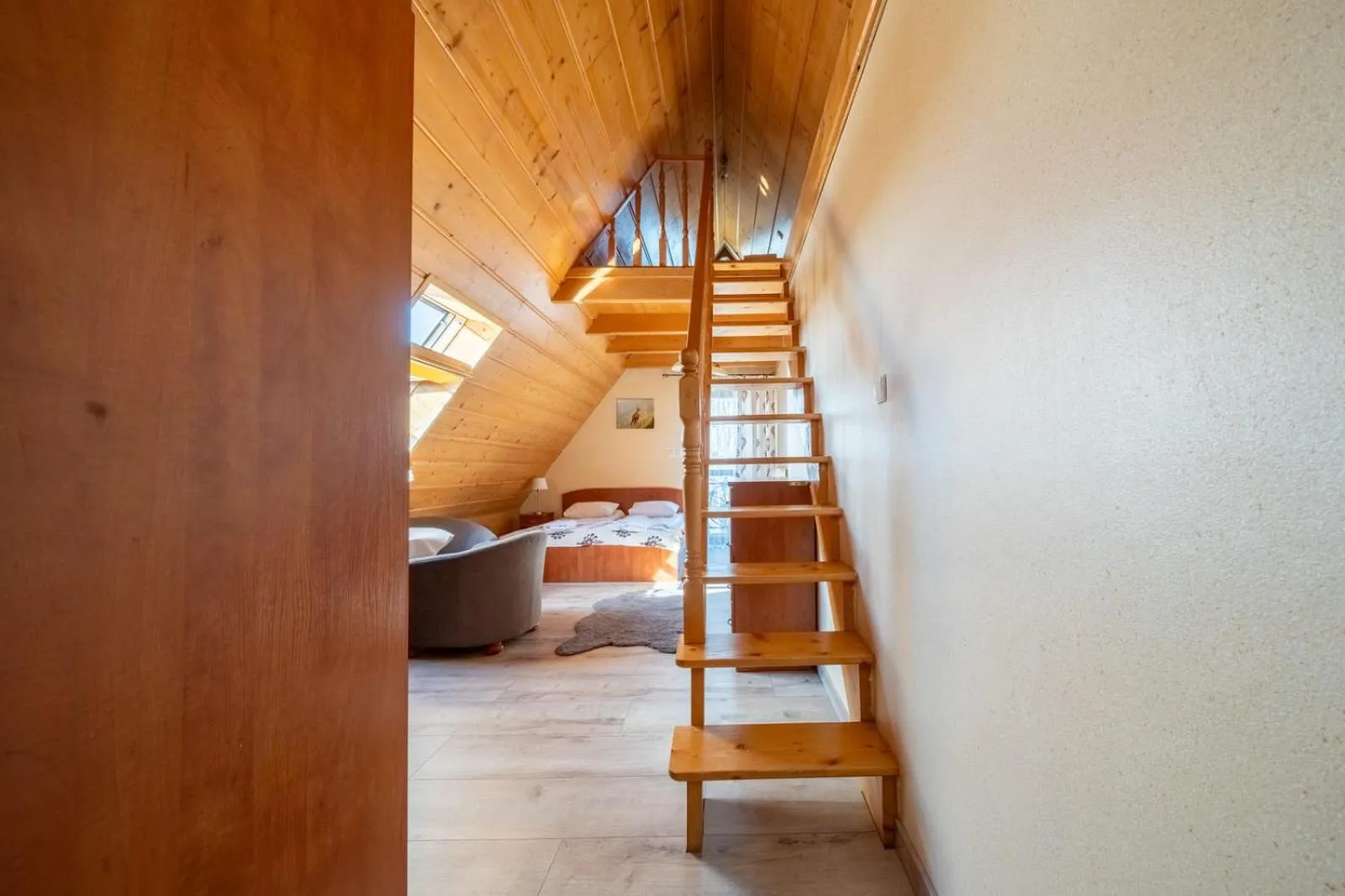 Bed in Willa u Anusia Jacuzzi & Sauna