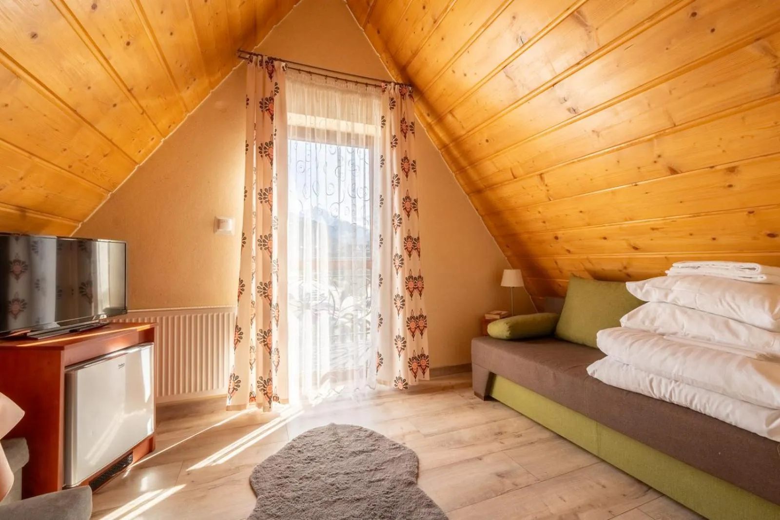 Bed in Willa u Anusia Jacuzzi & Sauna