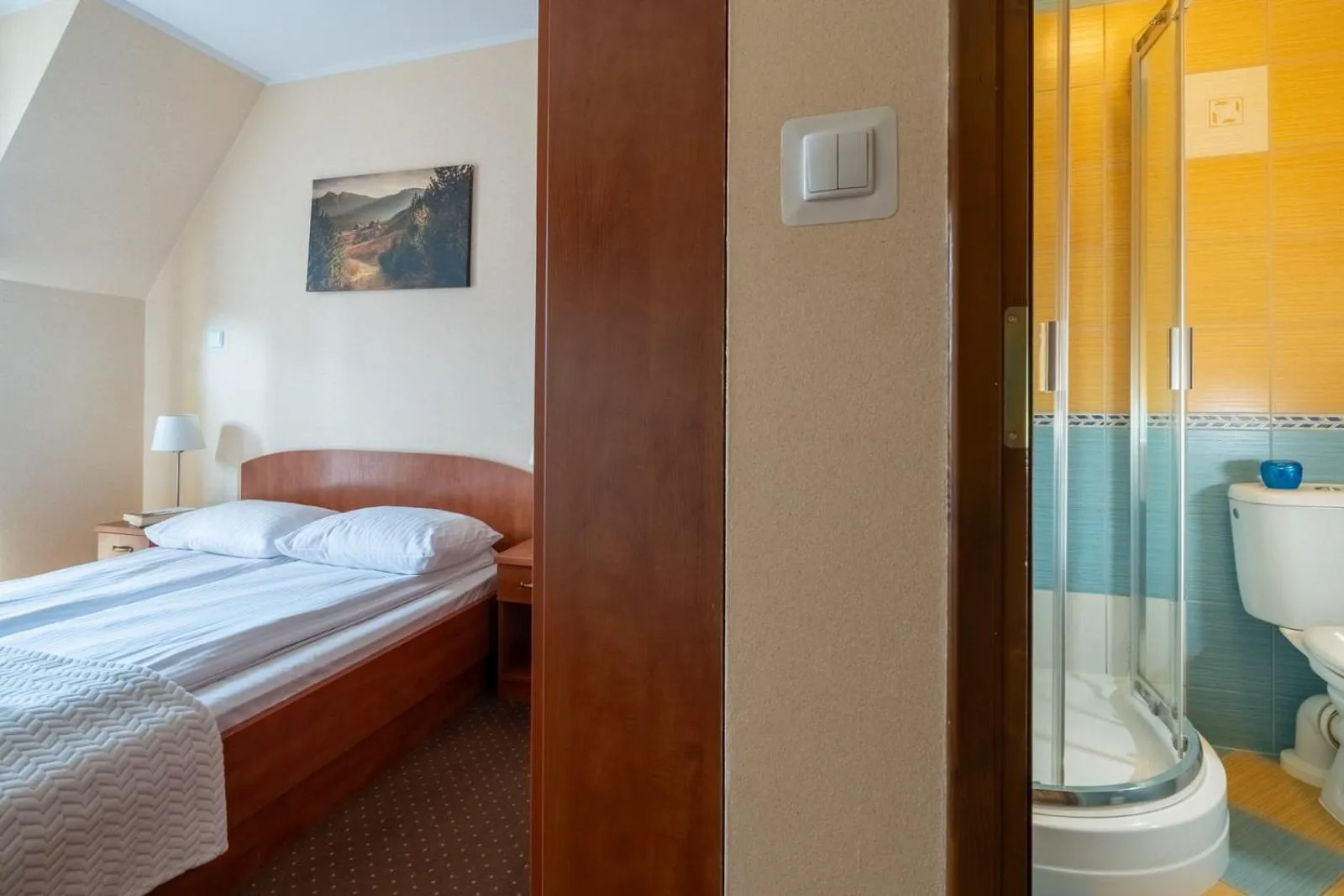 Shower, Bed in Willa u Anusia Jacuzzi & Sauna