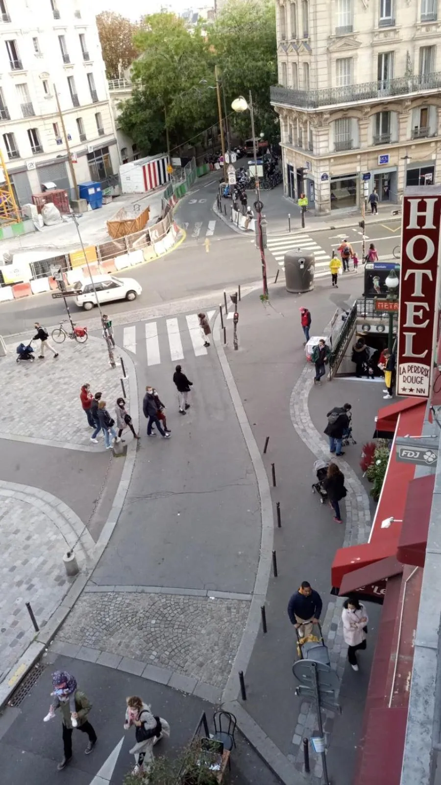 Bird's eye view in Hôtel De La Perdrix Rouge