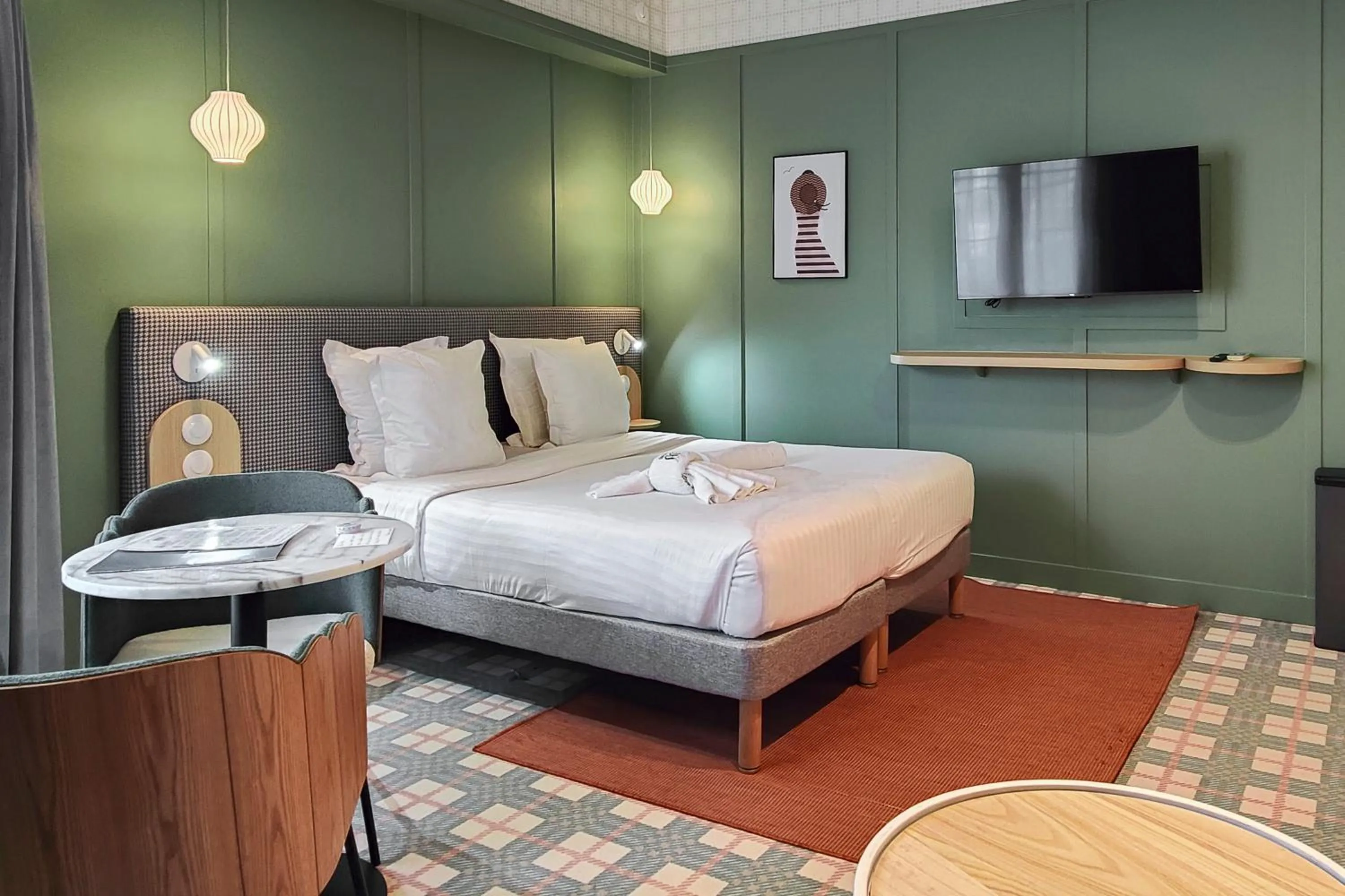 Bed in Hotel Aparthotel AMMI Nice Lafayette